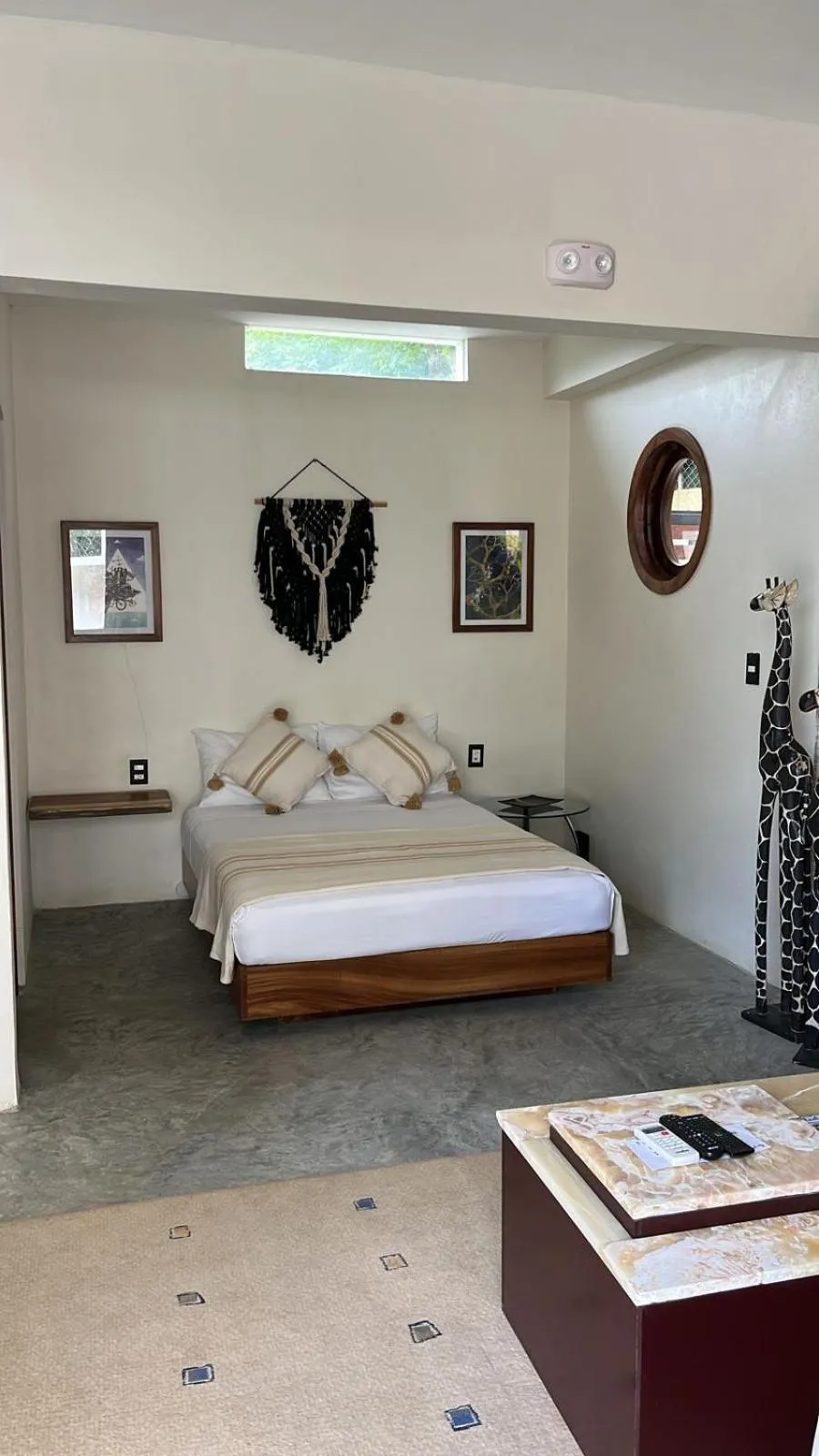 Bed in Cabañas Sicarú Mazunte