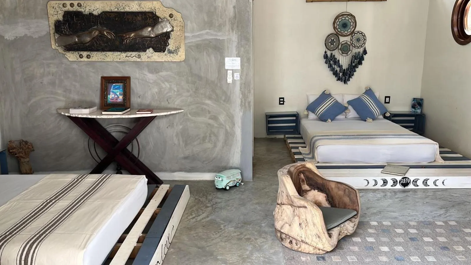 Bedroom in Cabañas Sicarú Mazunte