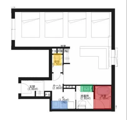 Floor plan in GRAND BASE Saiwaimachi