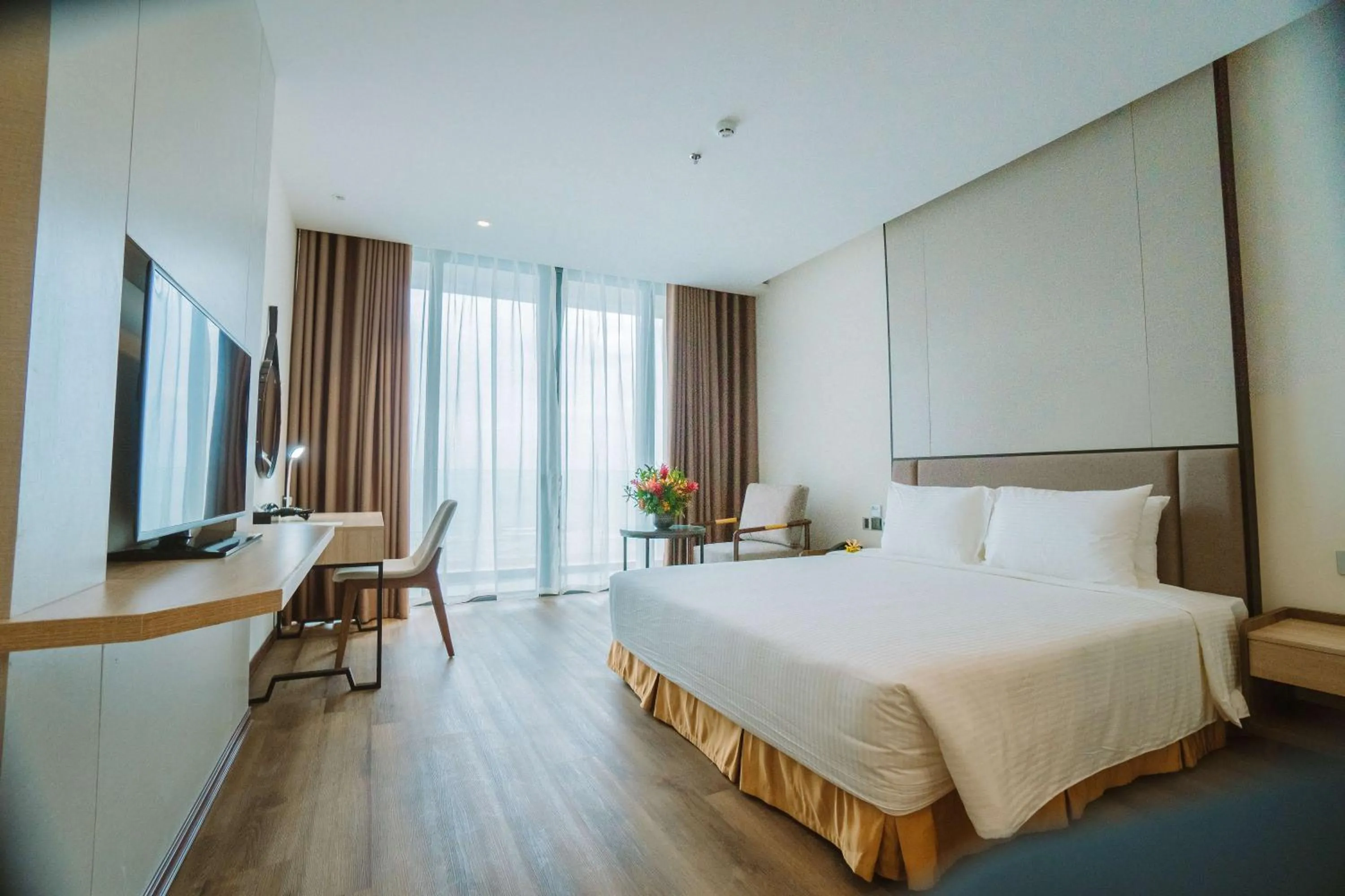 Bed in Mường Thanh Luxury Xuân Thành