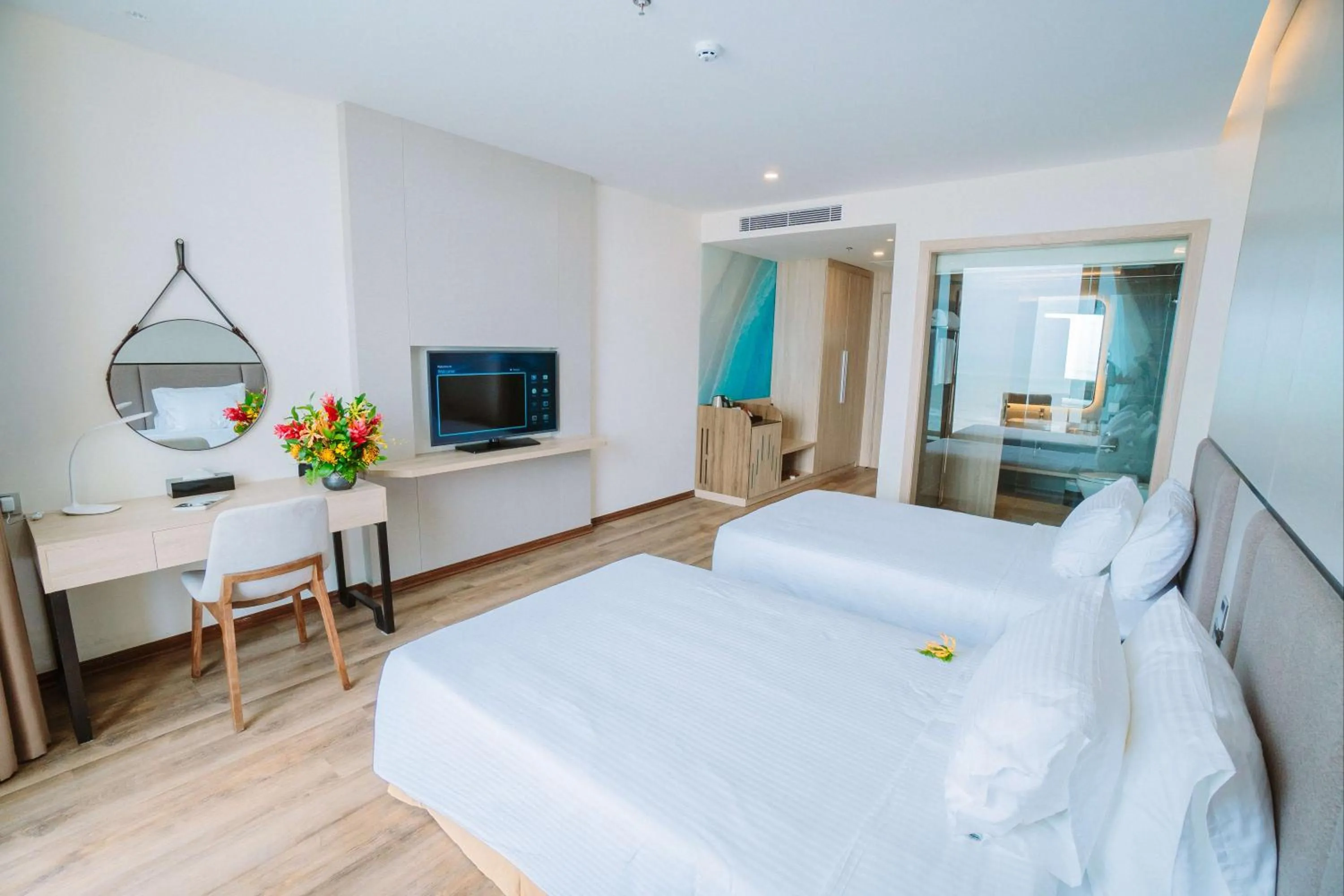 Bed in Mường Thanh Luxury Xuân Thành