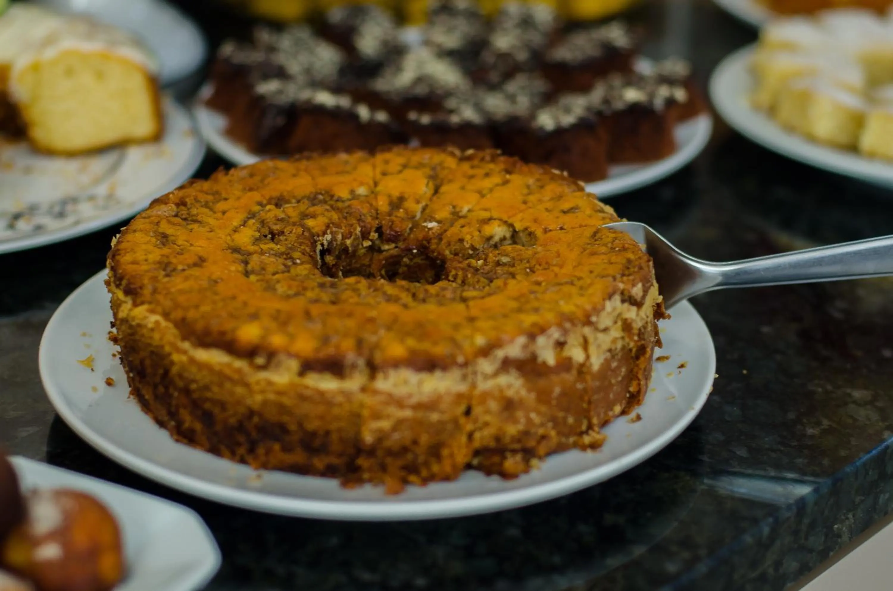 Buffet breakfast in Villarejo Parque Hotel