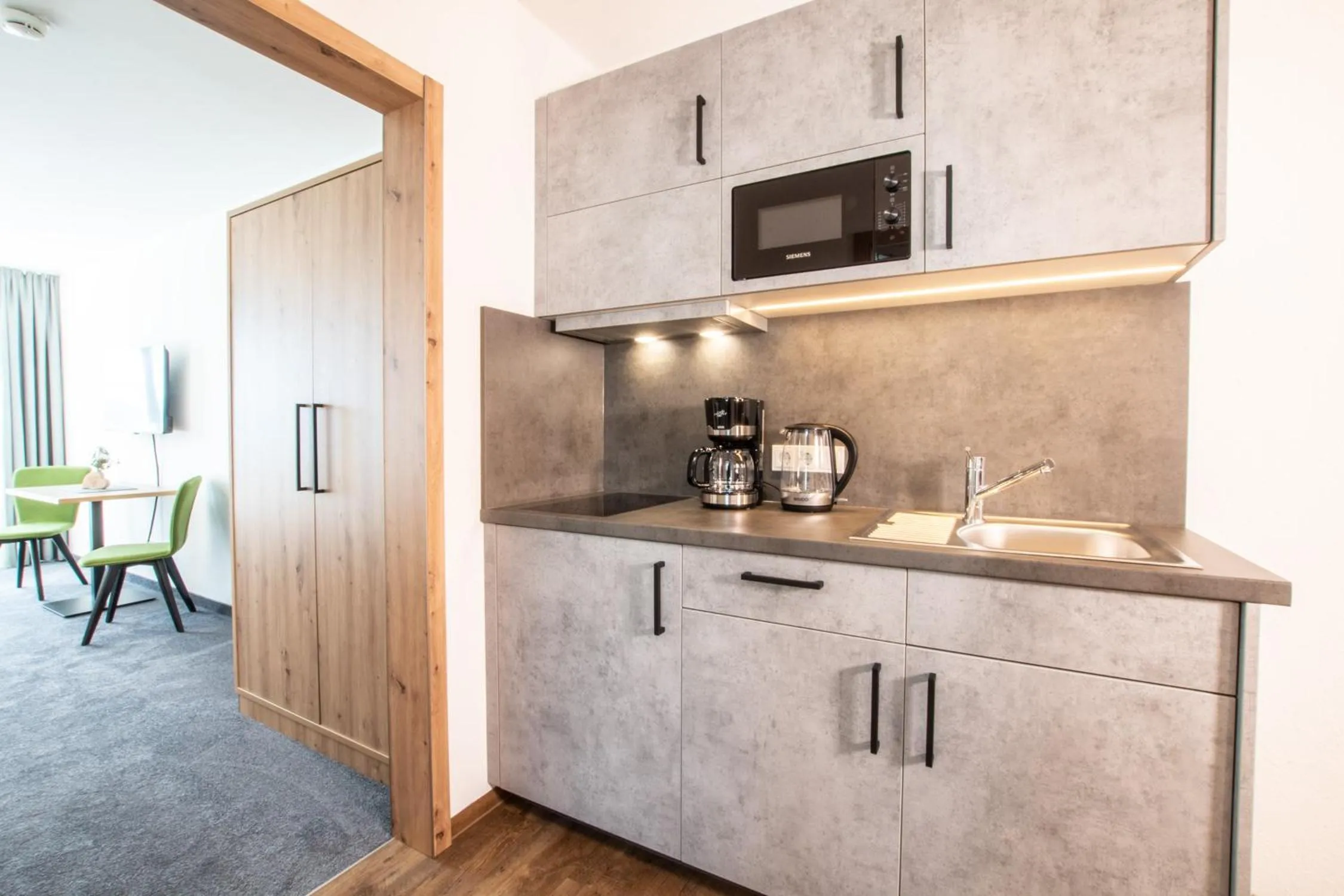 Kitchen or kitchenette in Alpengasthof Hörnlepass