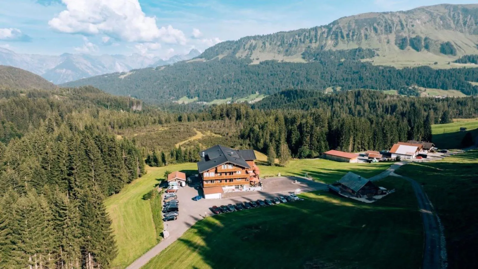 Bird's eye view in Alpengasthof Hörnlepass