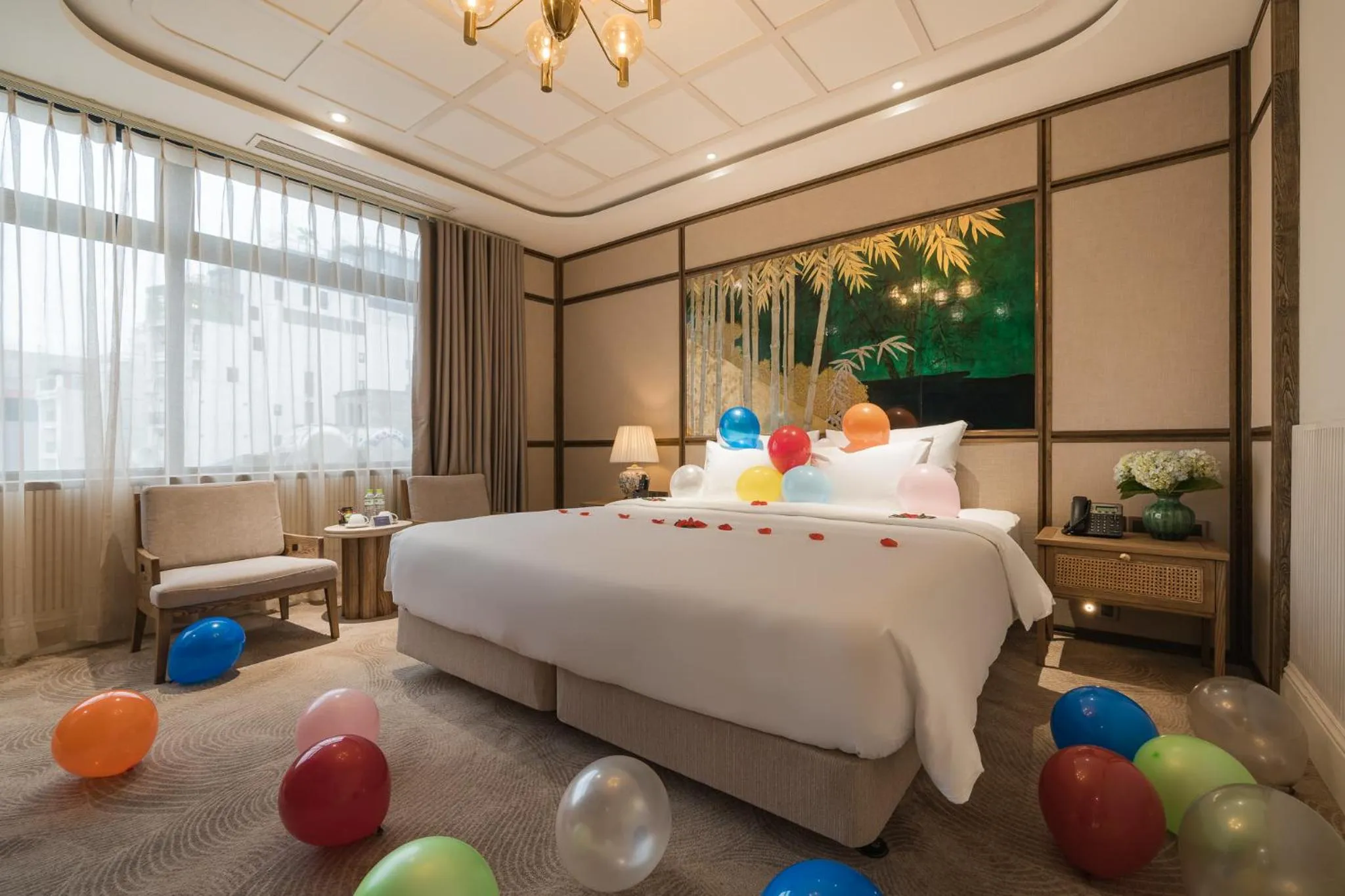 room service, Bed in La Passion Hanoi Hotel & Spa