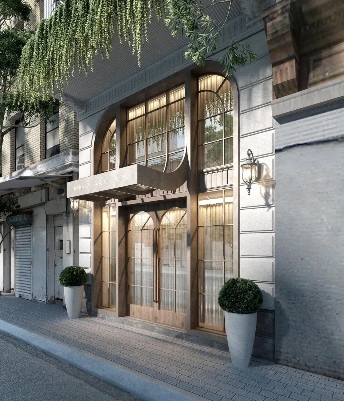 Property building in La Passion Hanoi Hotel & Spa