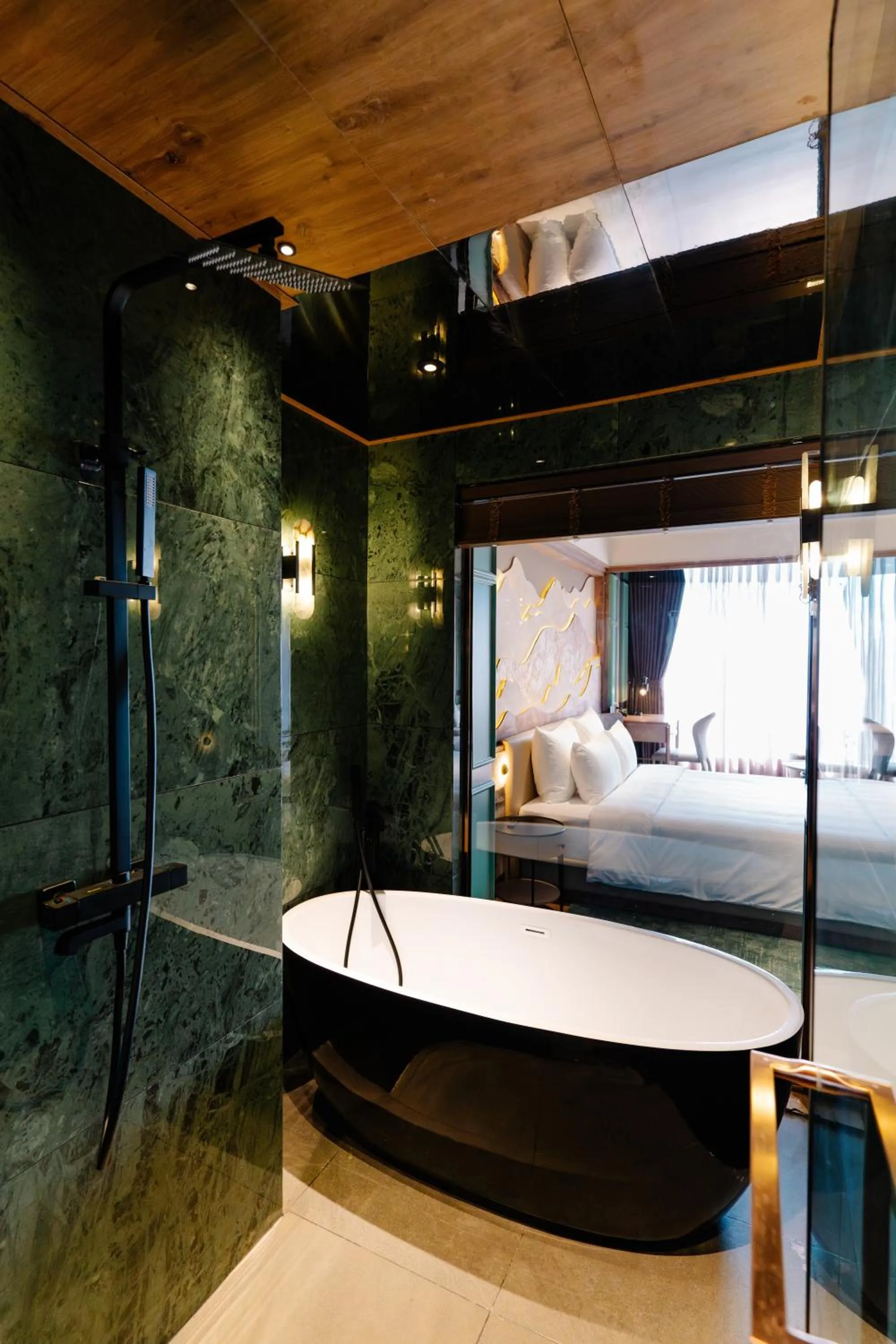 Bathroom, Bed in La Passion Hanoi Hotel & Spa