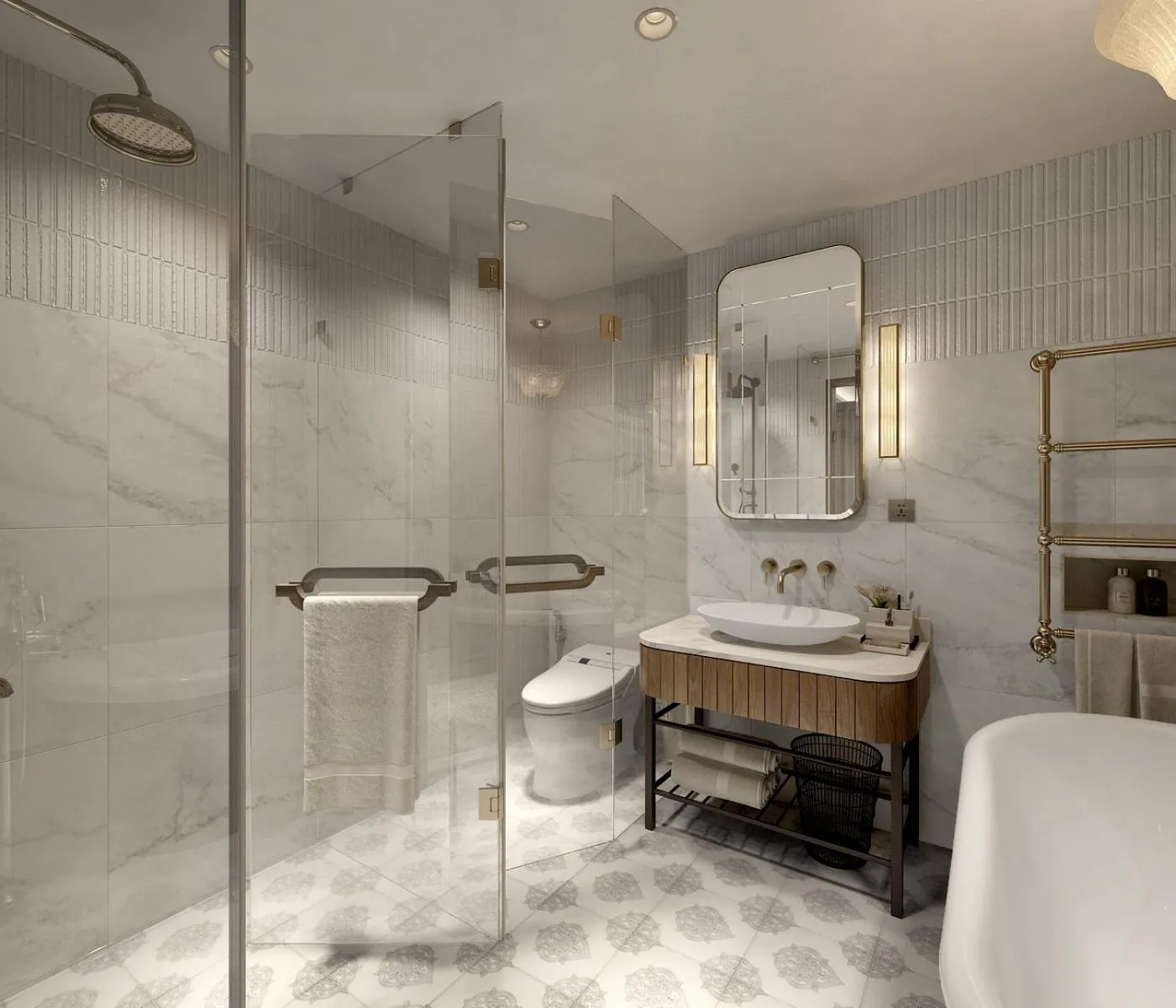 Bathroom in La Passion Hanoi Hotel & Spa