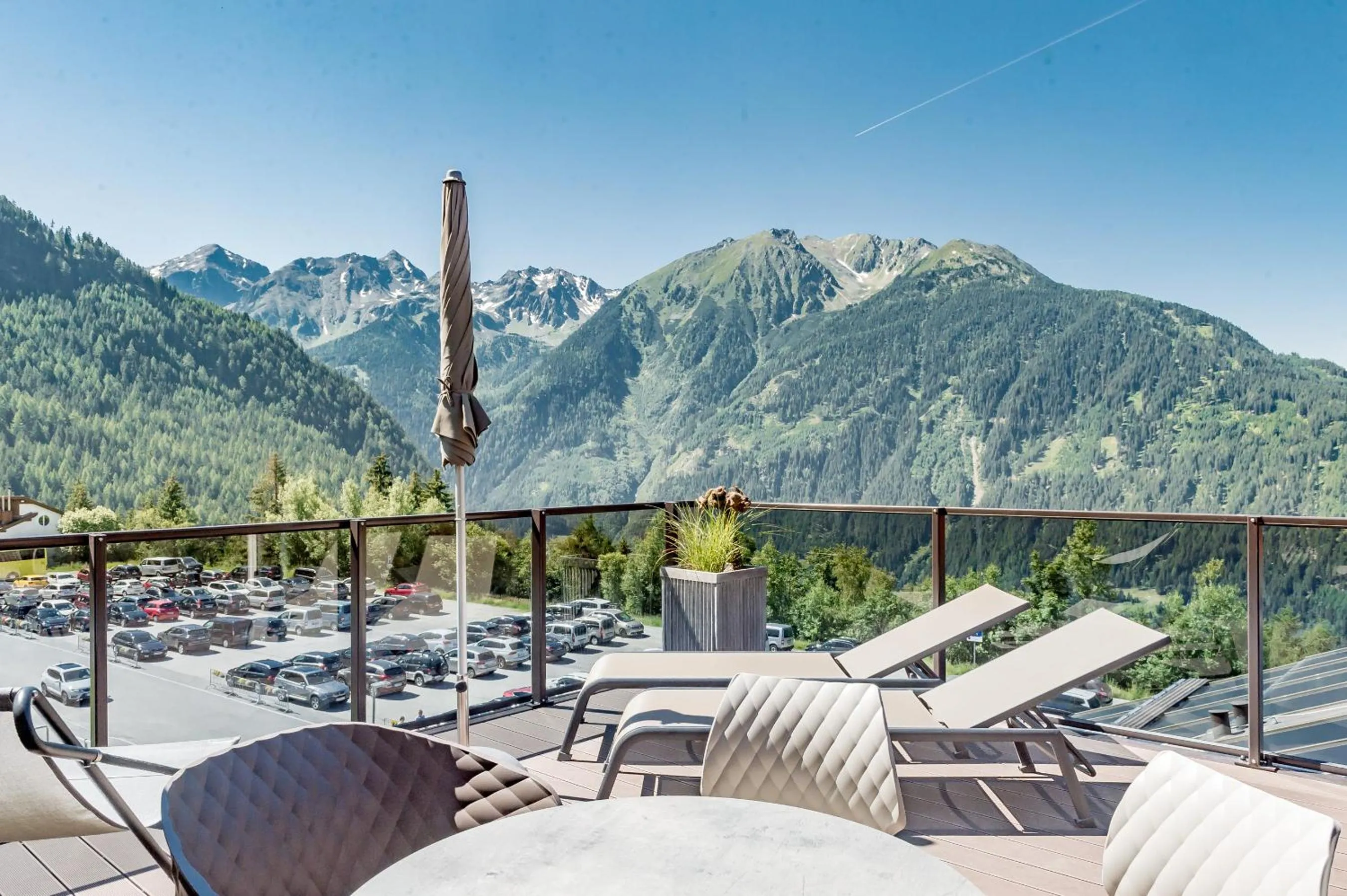 Balcony/Terrace in Hotel Andy 4 Sterne Superior