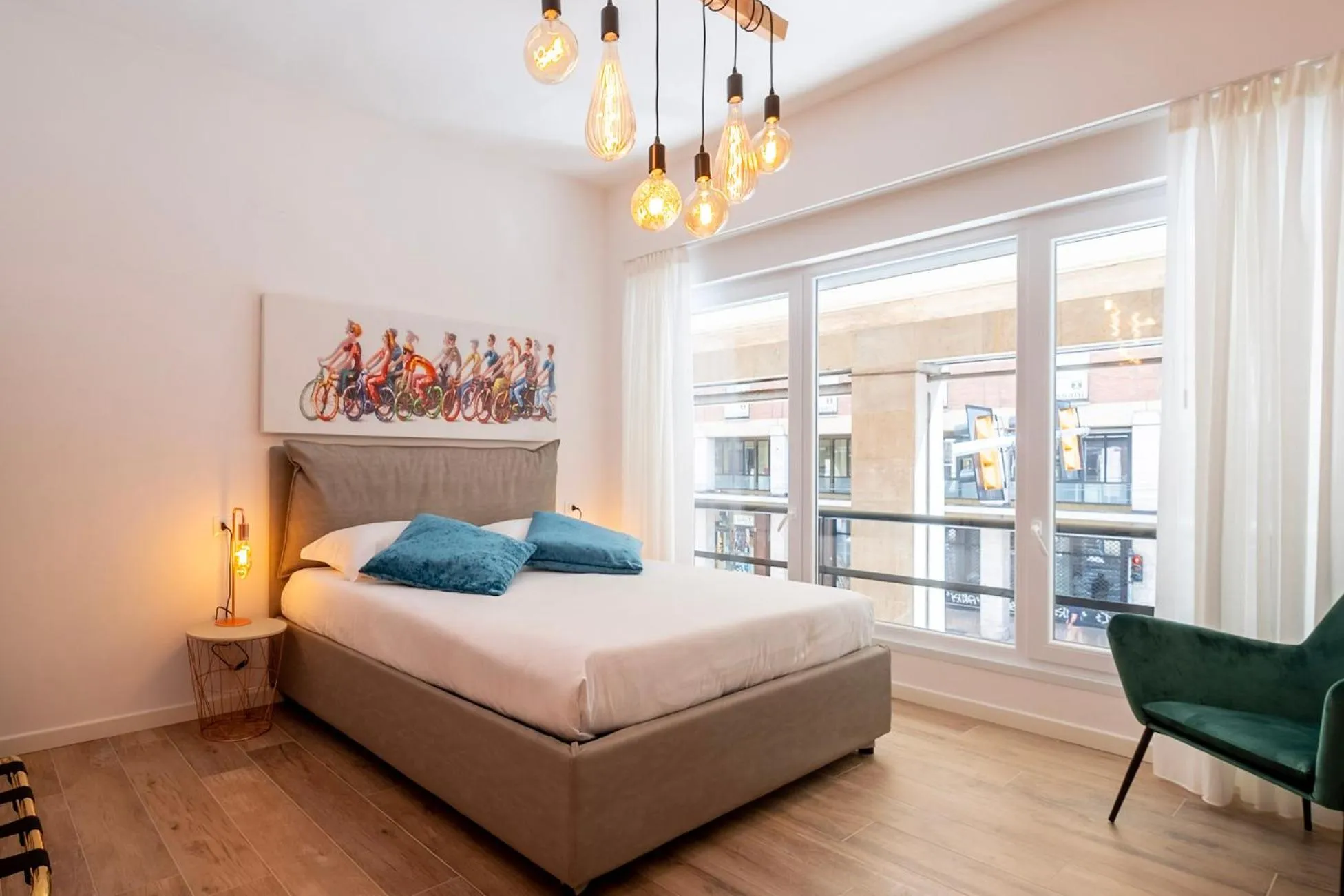 Bed in Marconi28suites