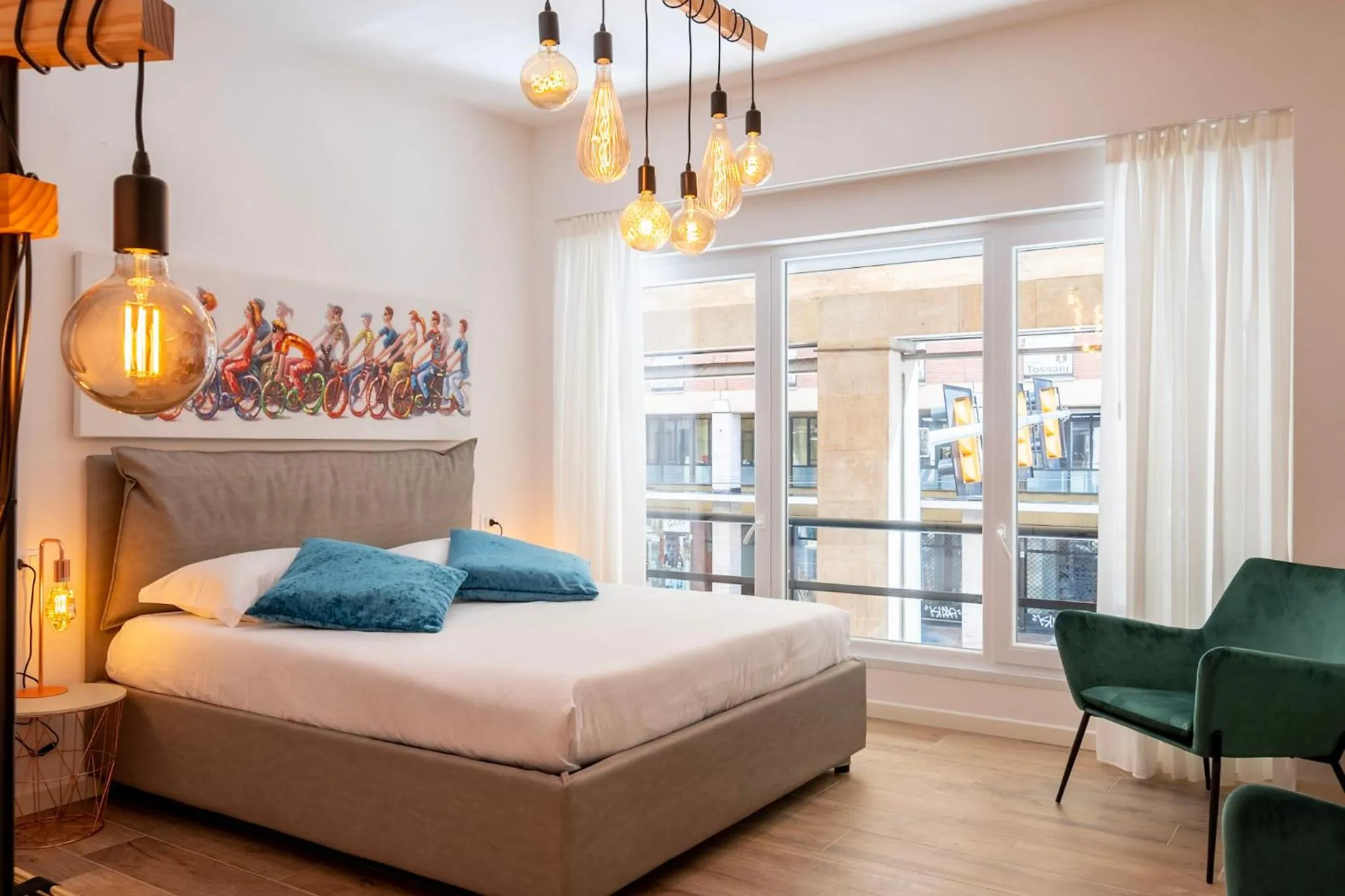 Bed in Marconi28suites