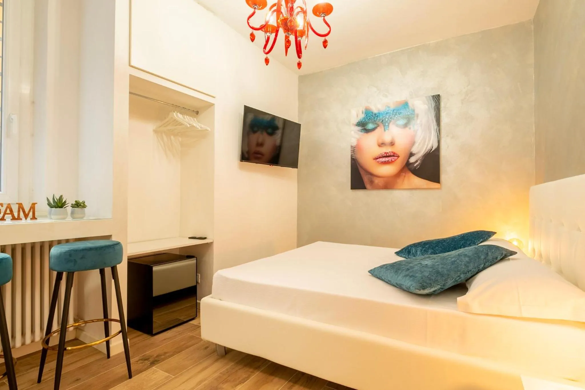 Bed in Marconi28suites