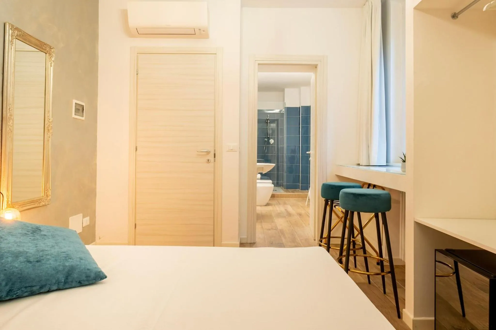 Bed in Marconi28suites