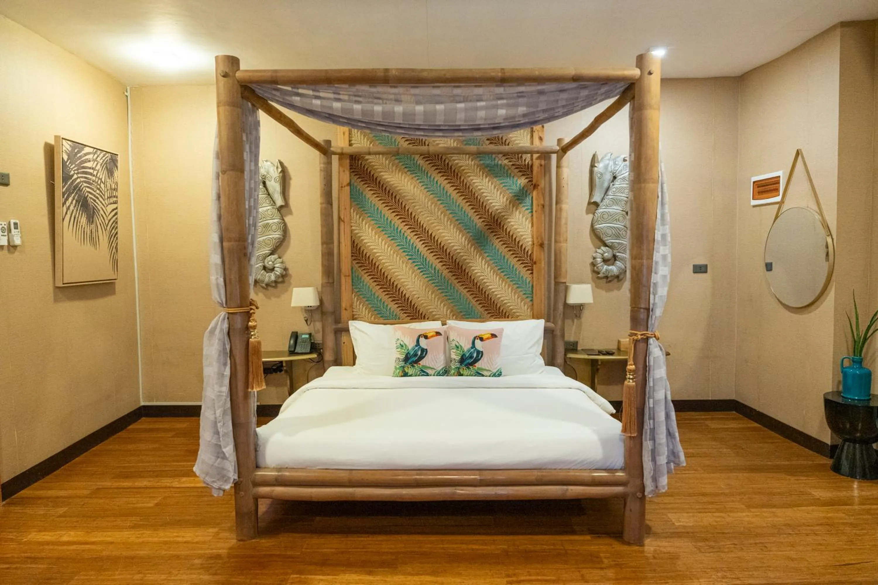 Bed in Club Serena Resort