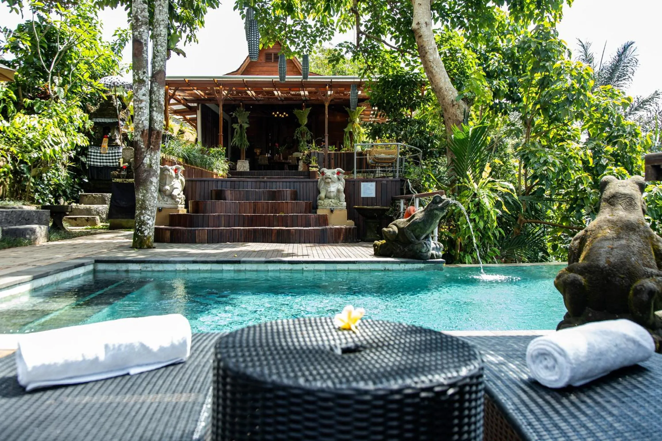 Swimming pool in Sacred Valley by GenuineHost