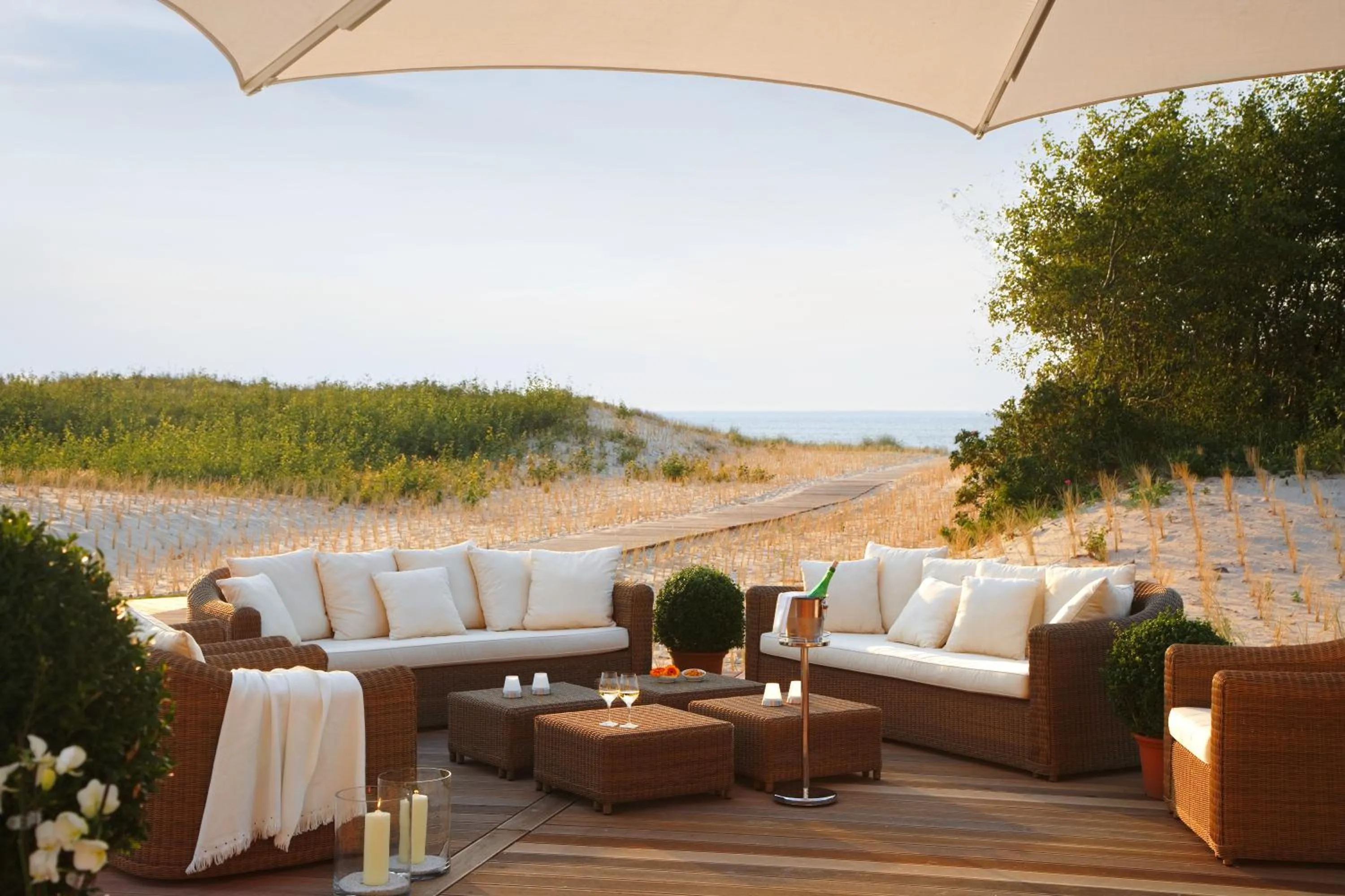 Restaurant/places to eat in Ferienwohnungen Dünenmeer