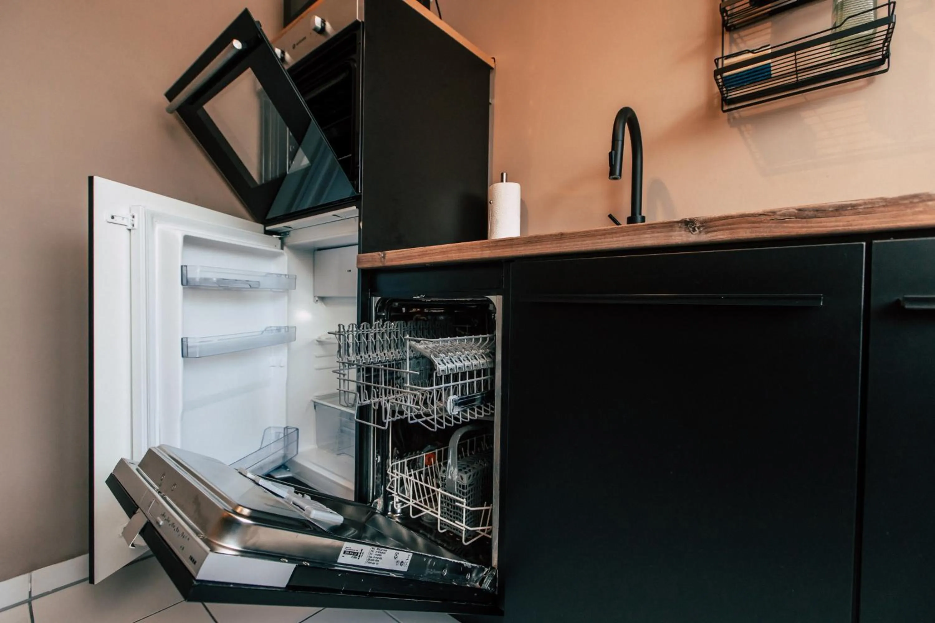 Kitchen or kitchenette in Luga Homes - Nikolaikirche