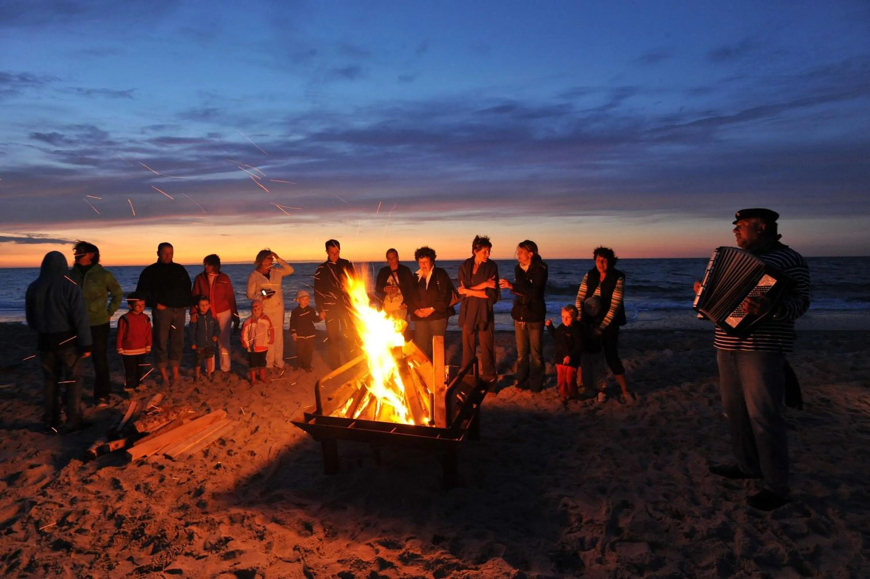 Beach in Ferienwohnungen Fischland