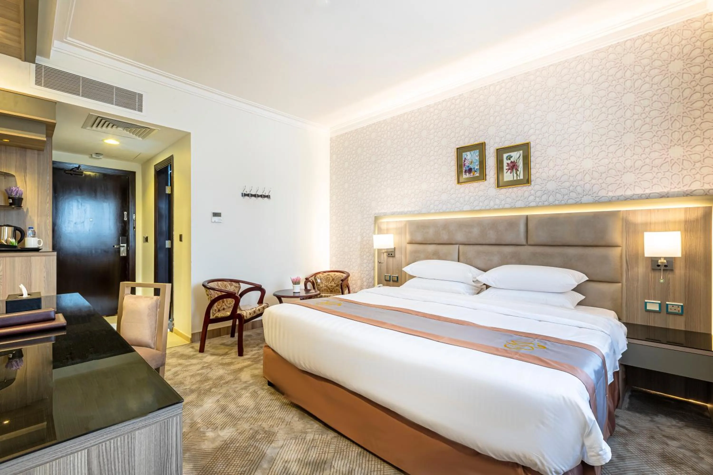 Bed in Faraj Almadina Hotel