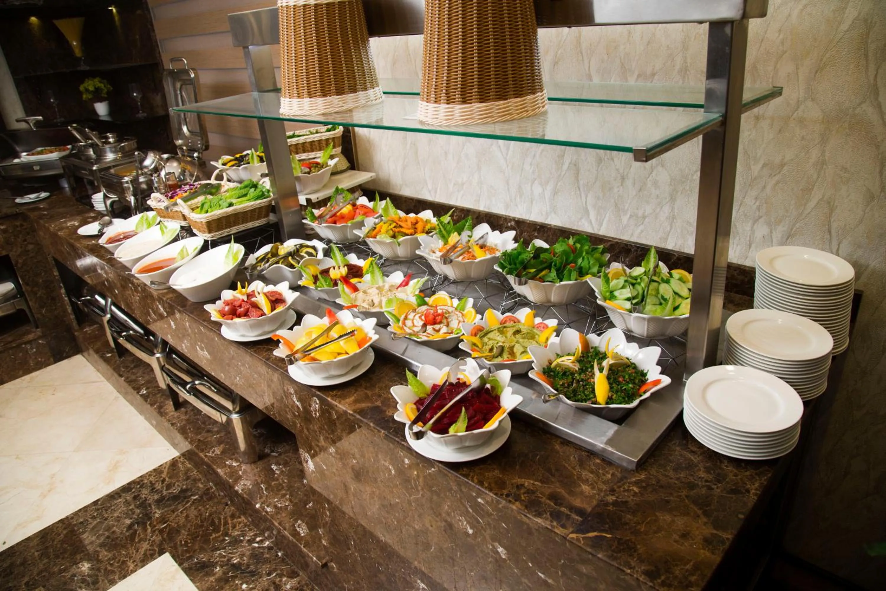 Buffet breakfast in Faraj Almadina Hotel