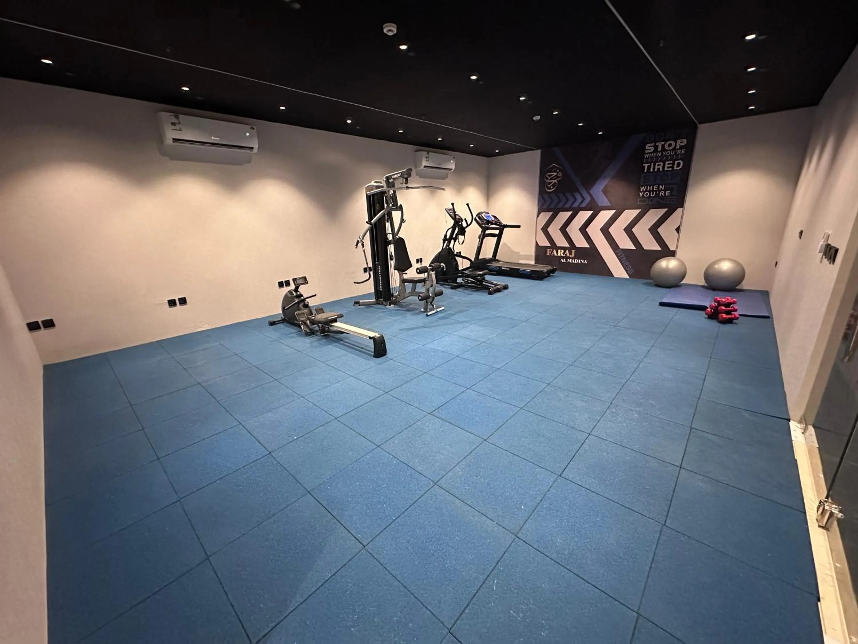 Fitness centre/facilities in Faraj Almadina Hotel