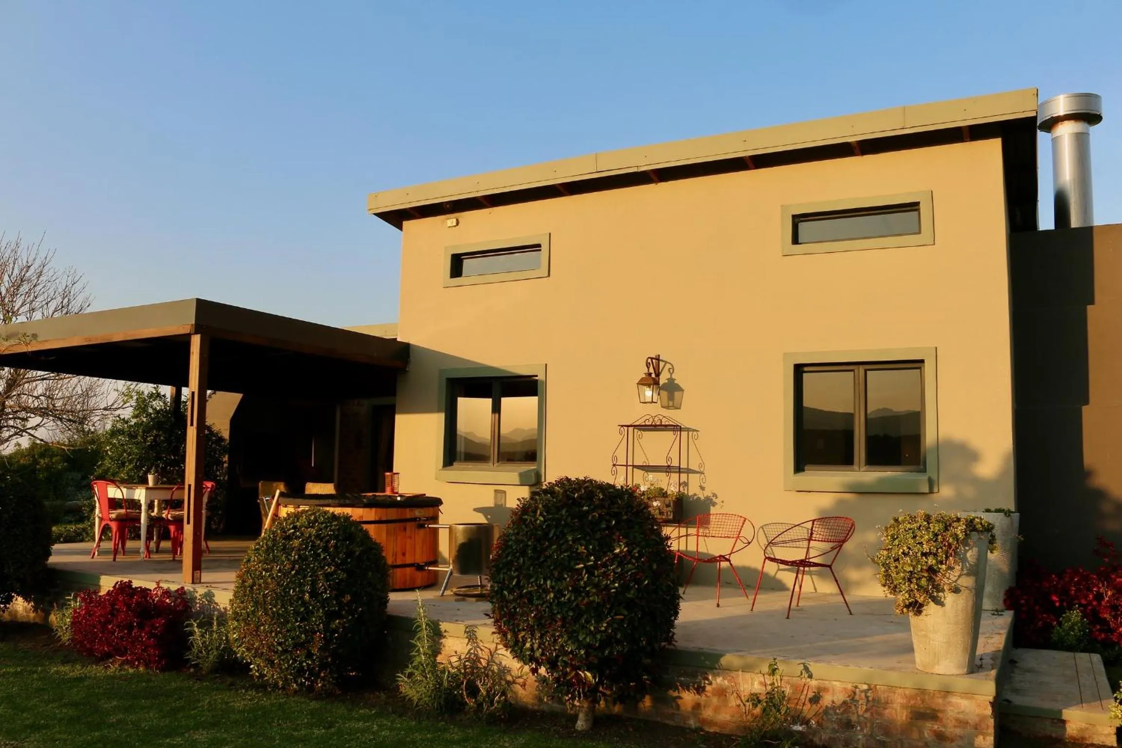 Patio in Libertas Guest Farm