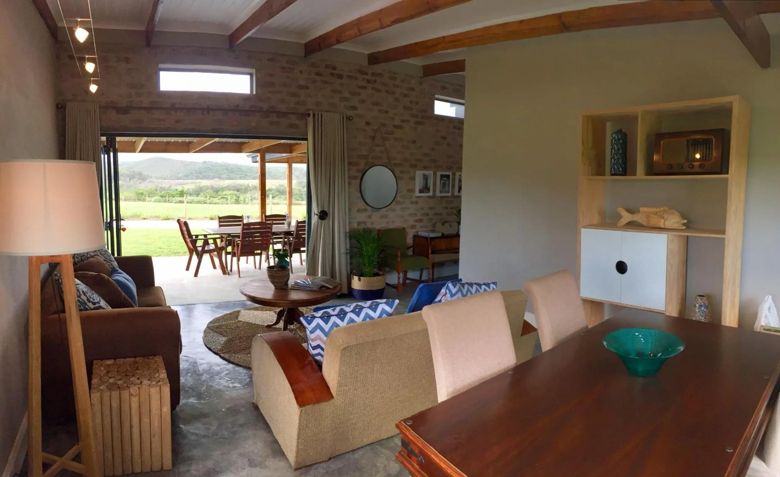 Patio in Libertas Guest Farm