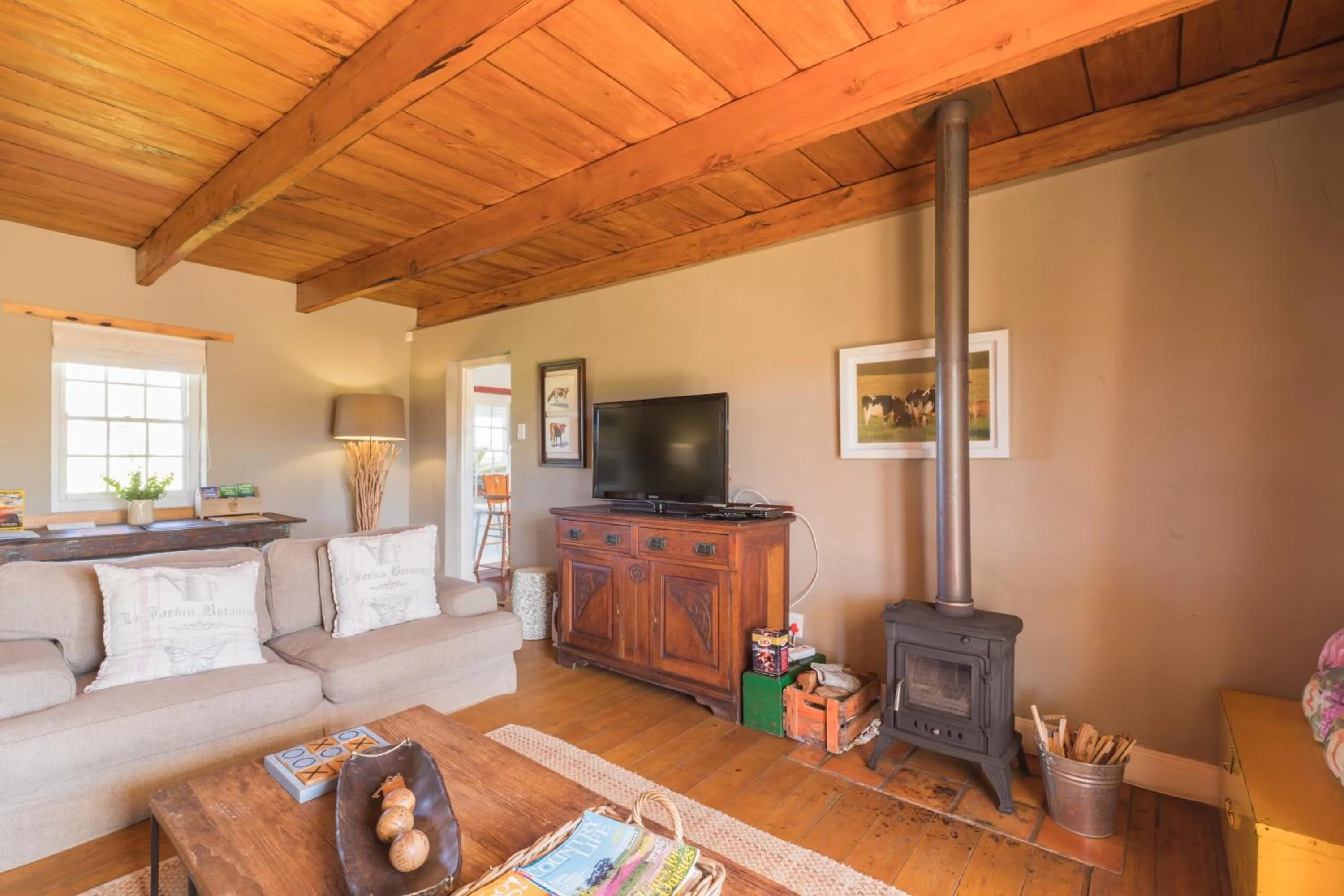 Living room in Libertas Guest Farm