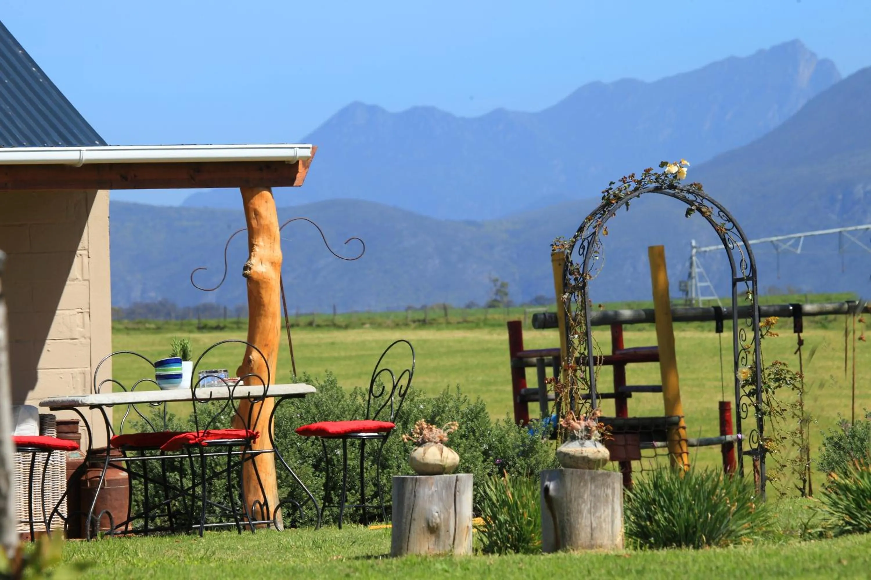 Mountain view in Libertas Guest Farm