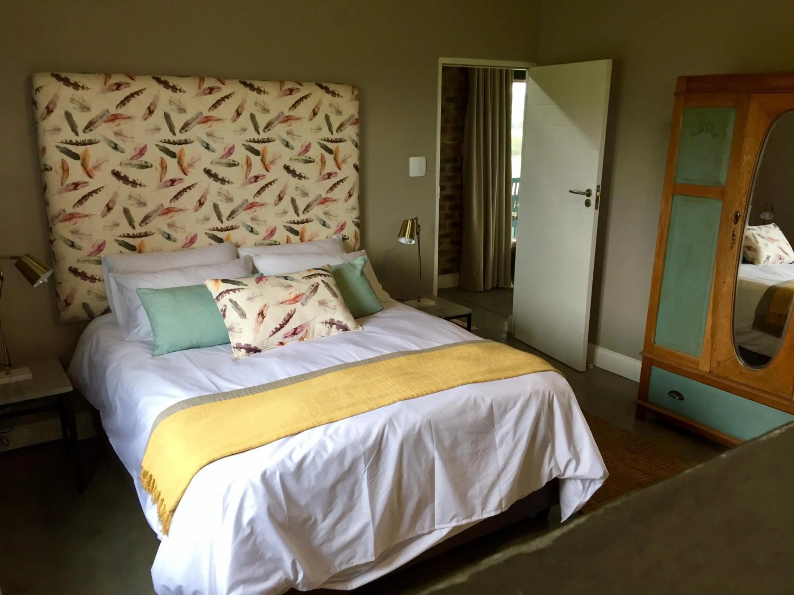 Bed in Libertas Guest Farm