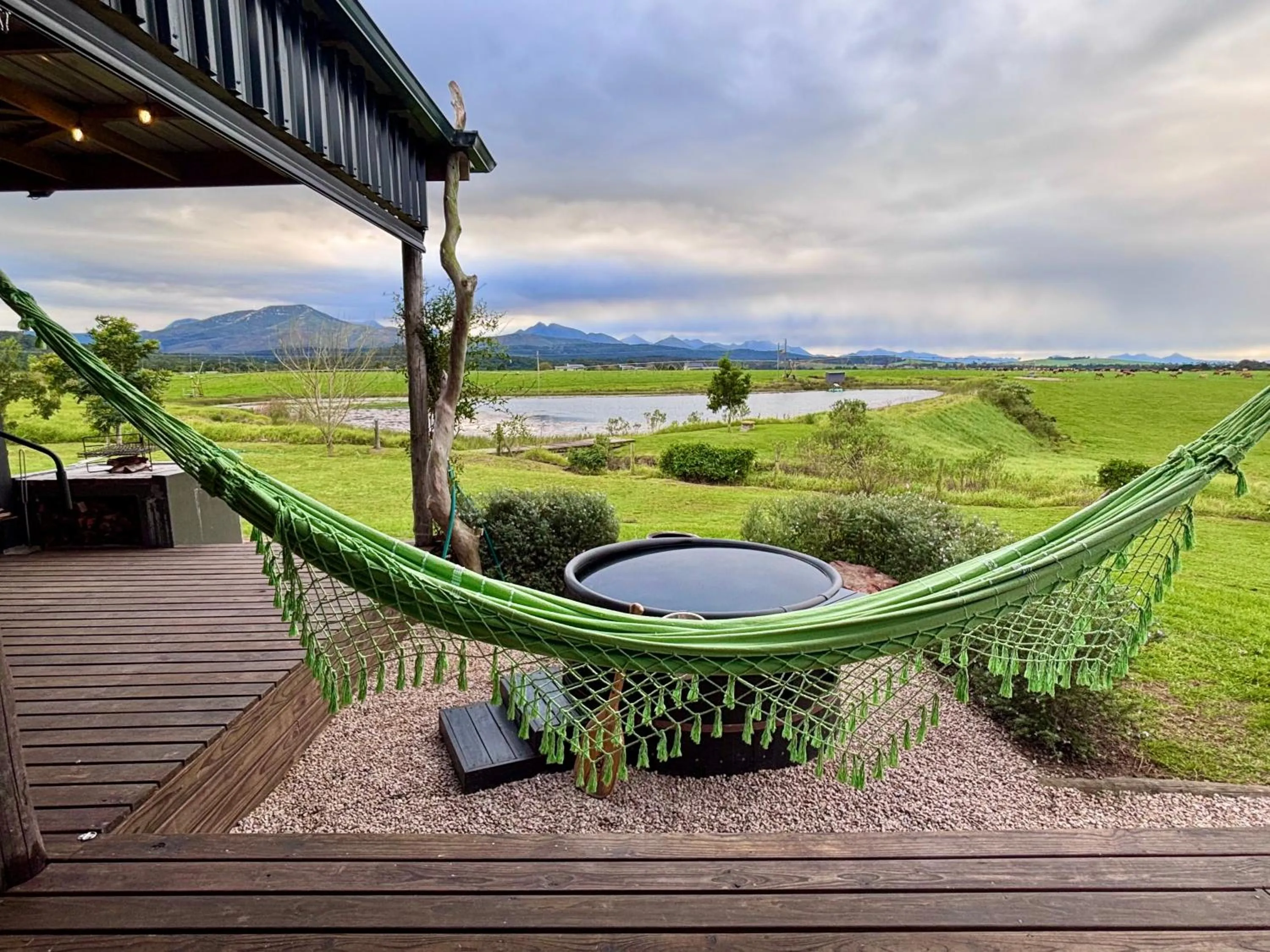 Patio in Libertas Guest Farm