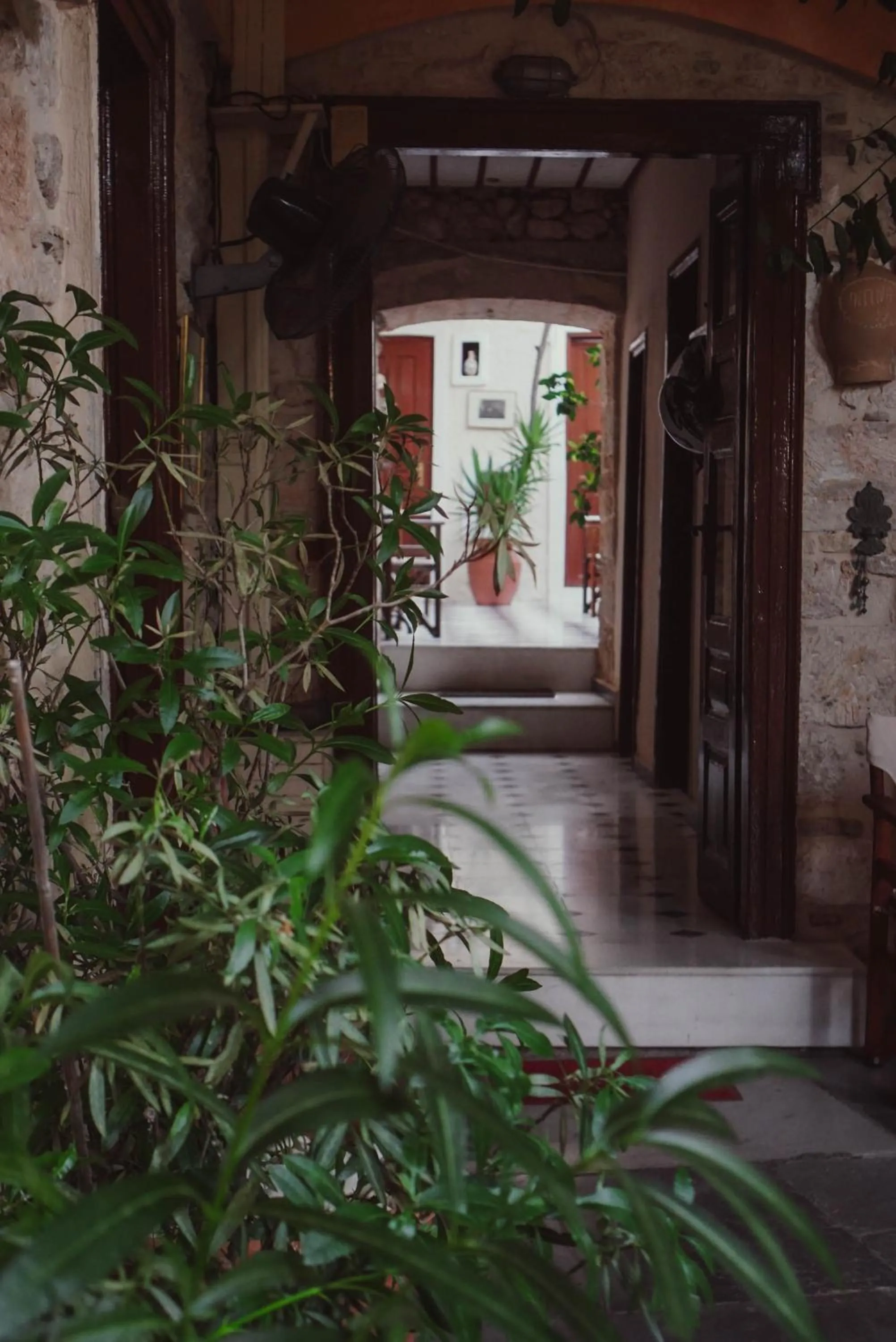 Patio in Aeginitikon Arhontikon Stylish Boutique Hotel