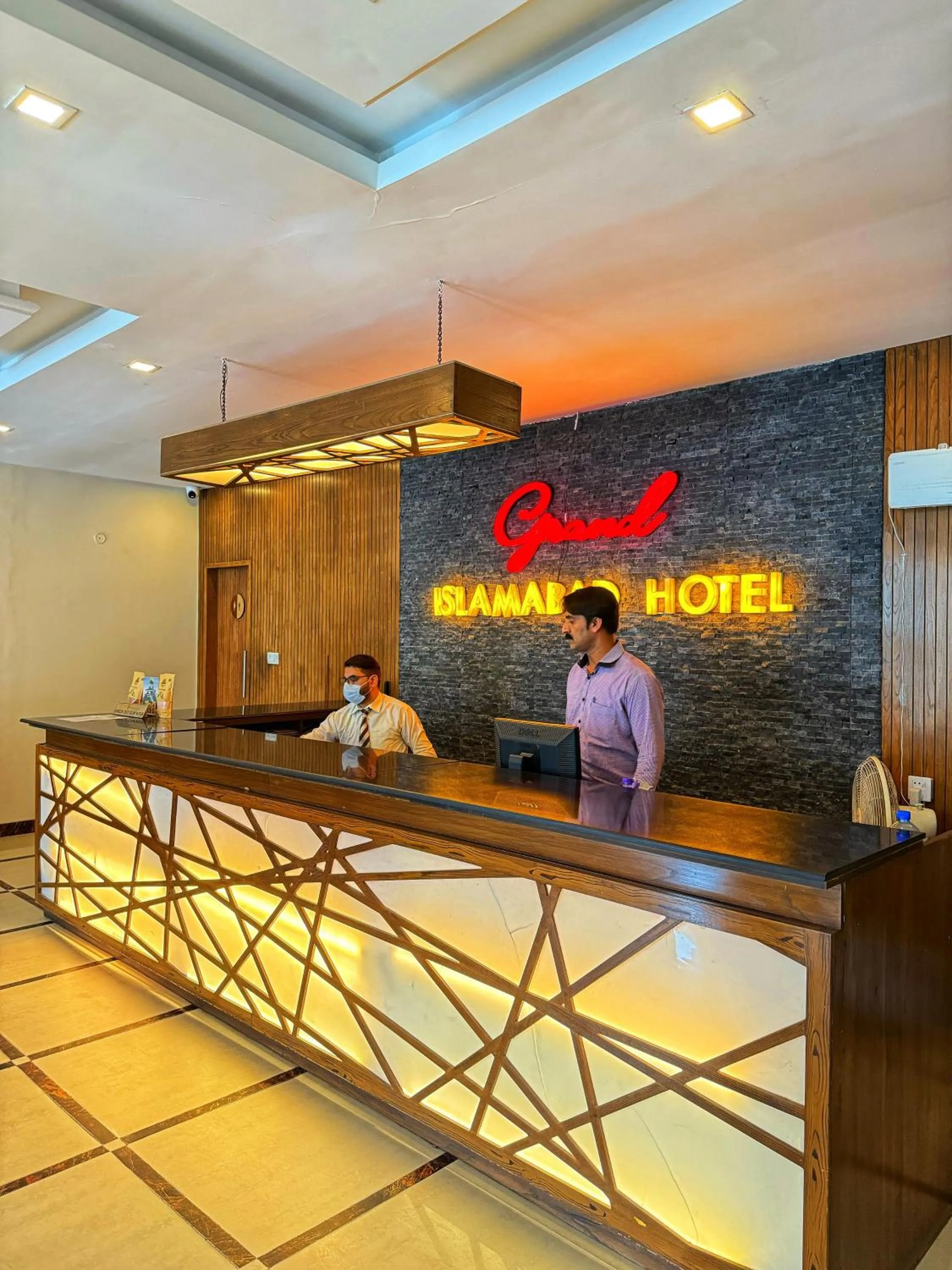 Lobby or reception in Grand Islamabad Hotel