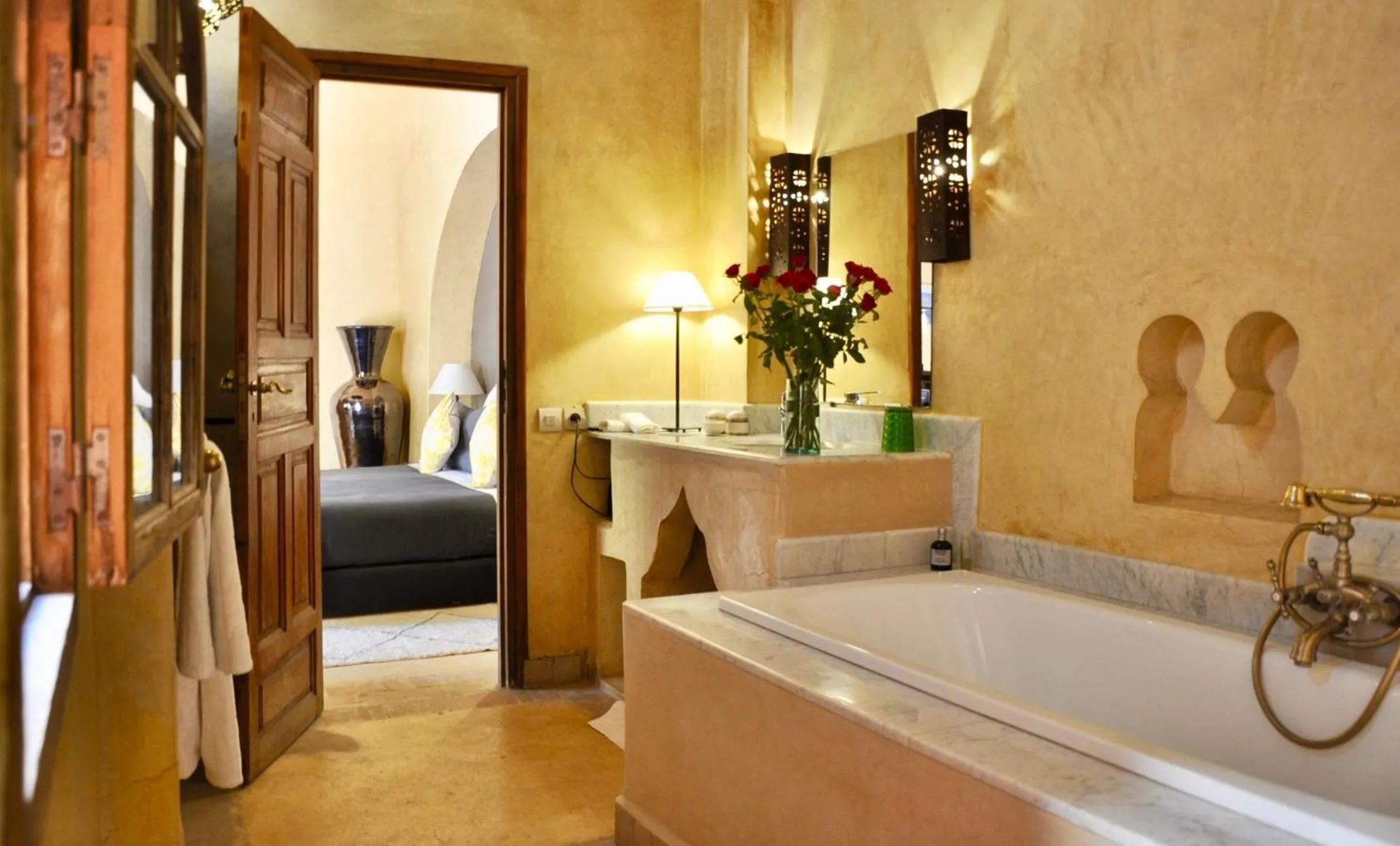 Bathroom, Bed in DAR CHIBANIA