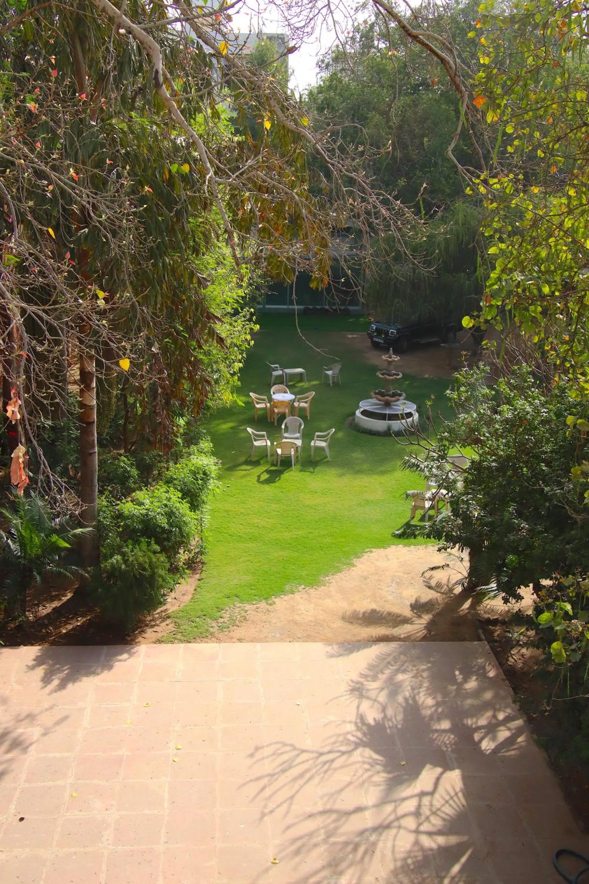 Garden view in Shahar Palace