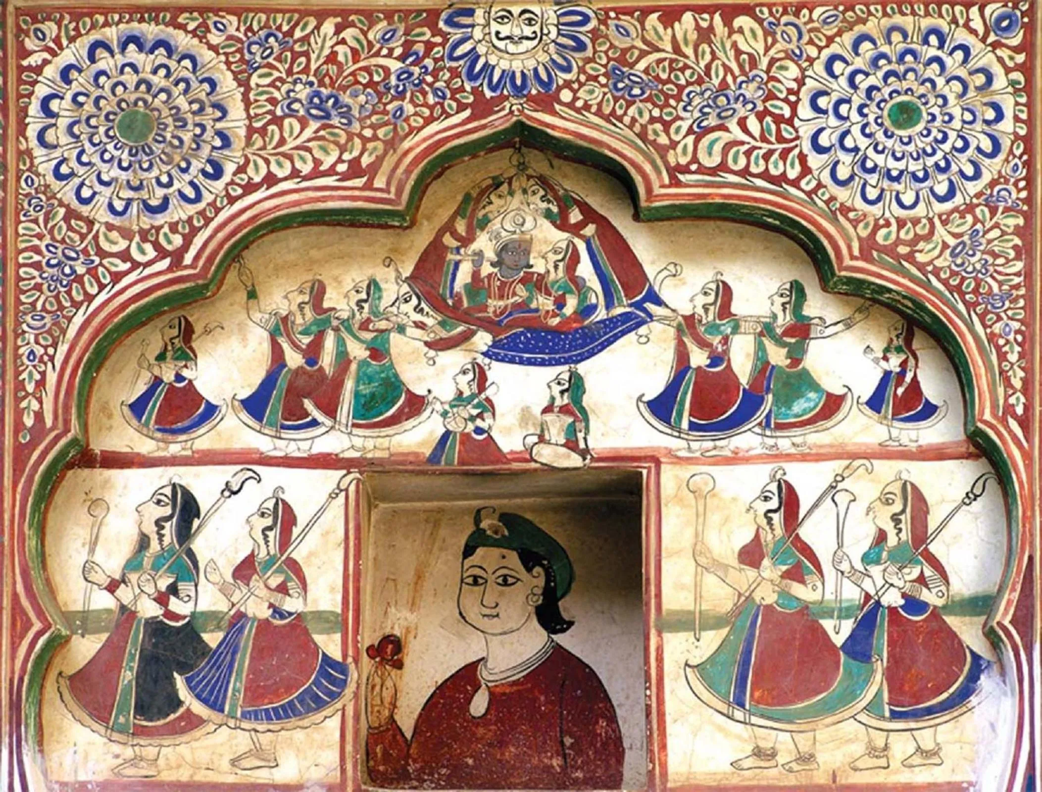 Decorative detail in Hotel Mandawa Haveli