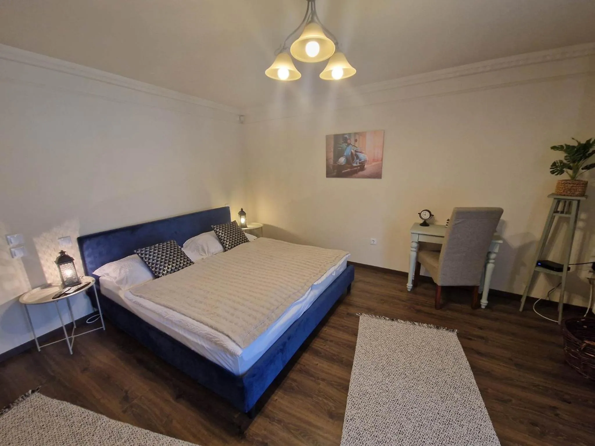 Bed in Jókai Apartment