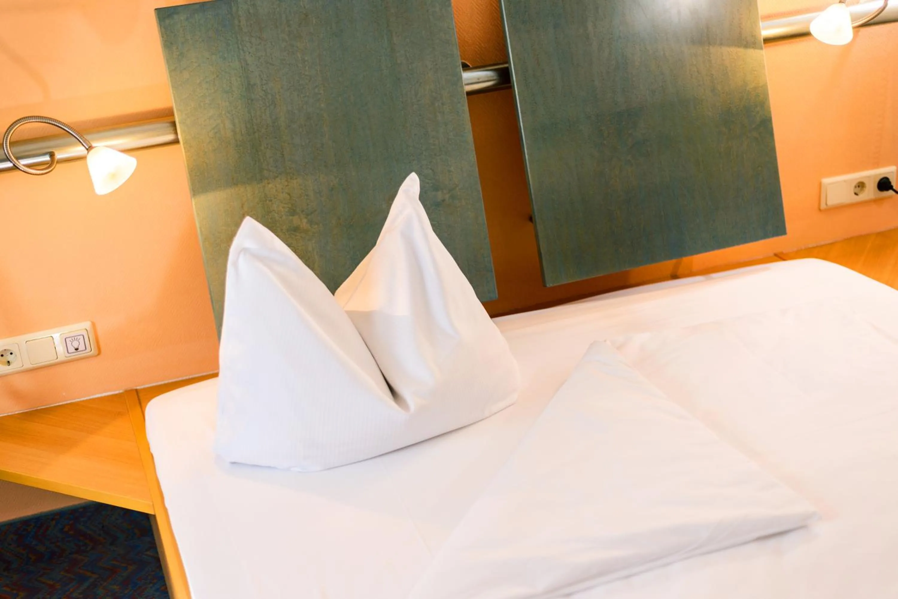Bed in Hotel Residenz