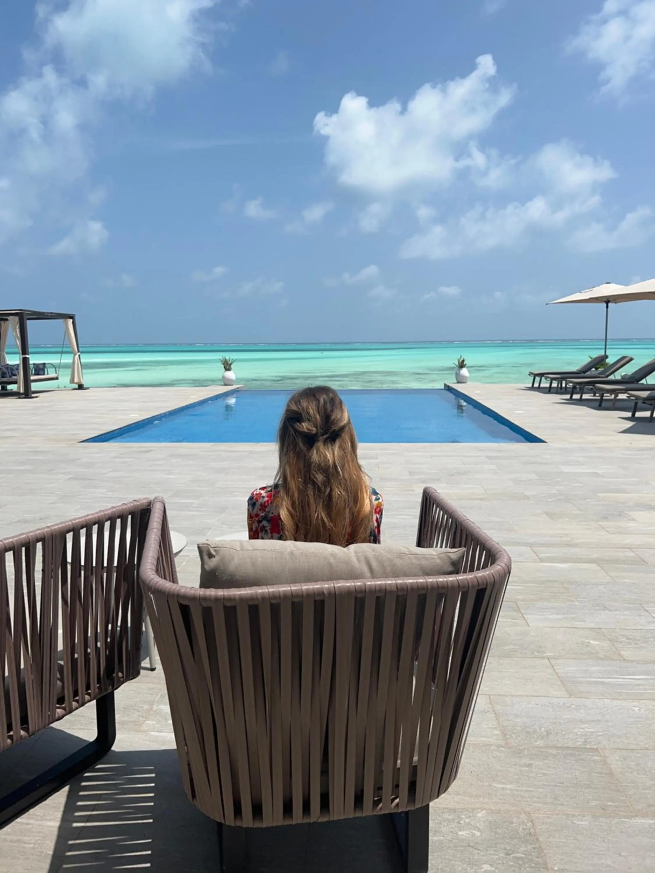 Swimming pool in Villa Bluu