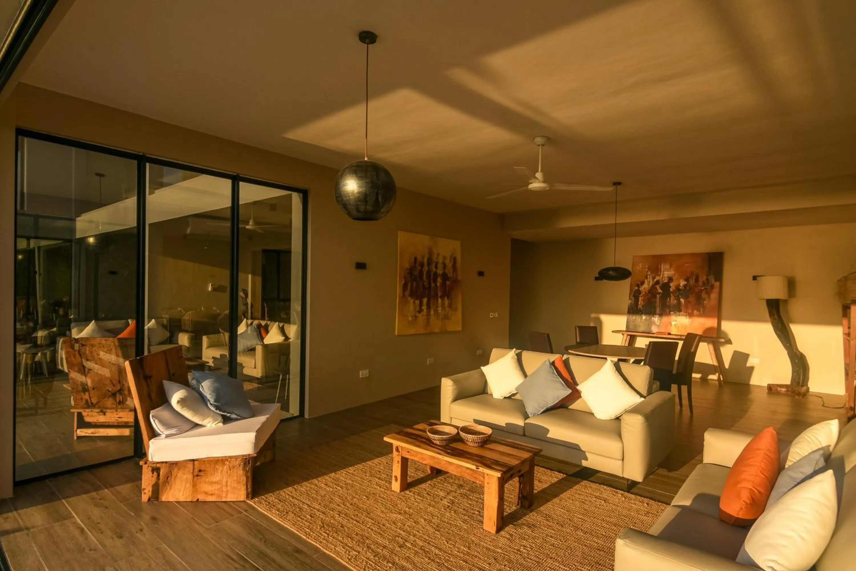 Living room in Villa Bluu