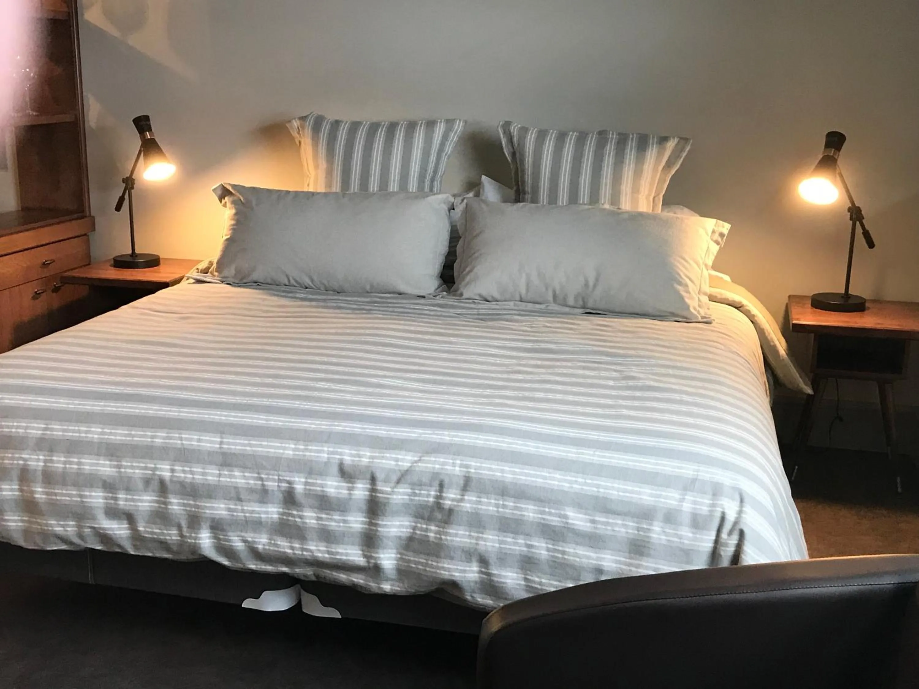 Bed in Motel Le Martinet