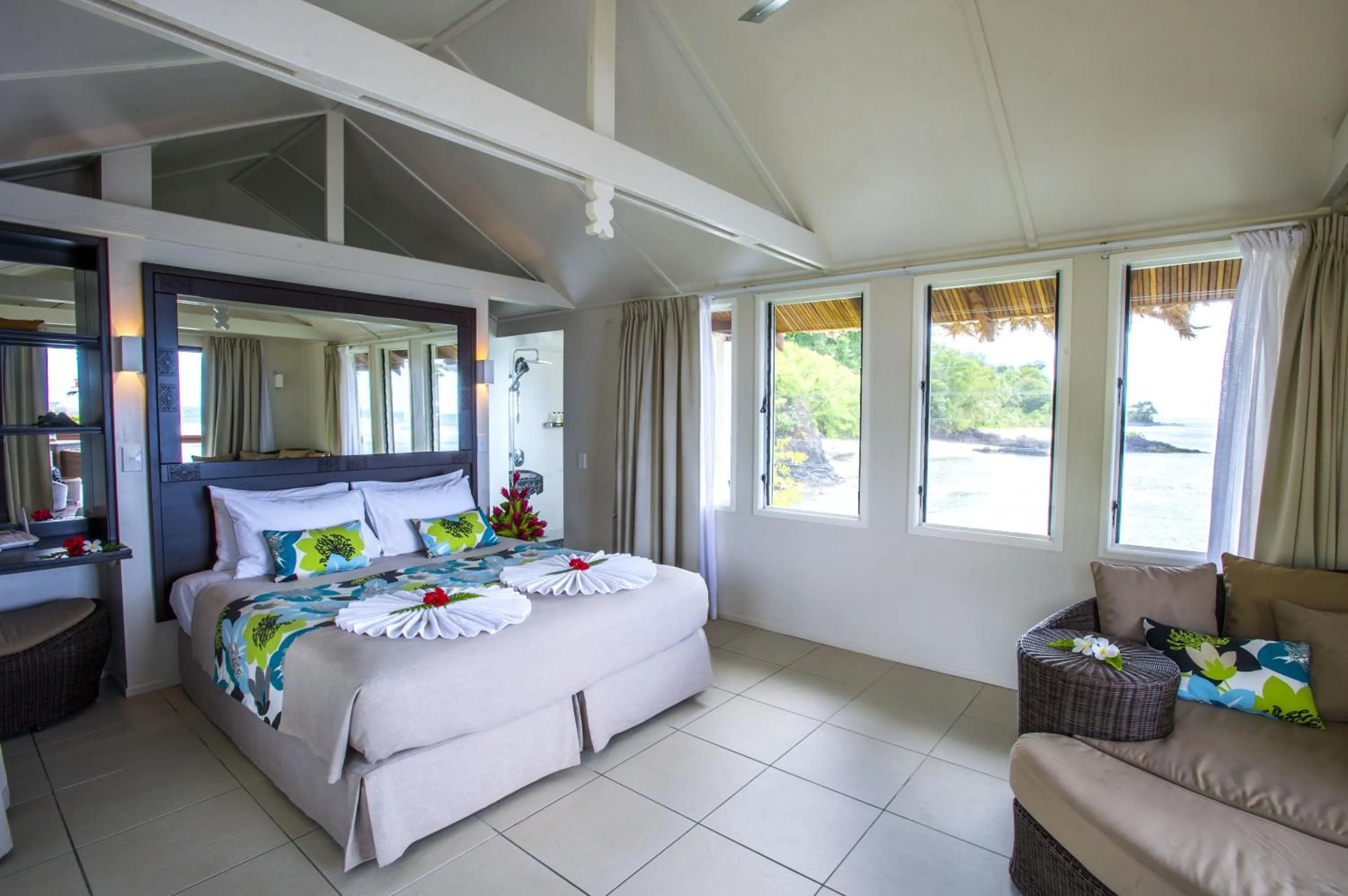 Bed in Seabreeze Resort Samoa – Exclusively for Adults