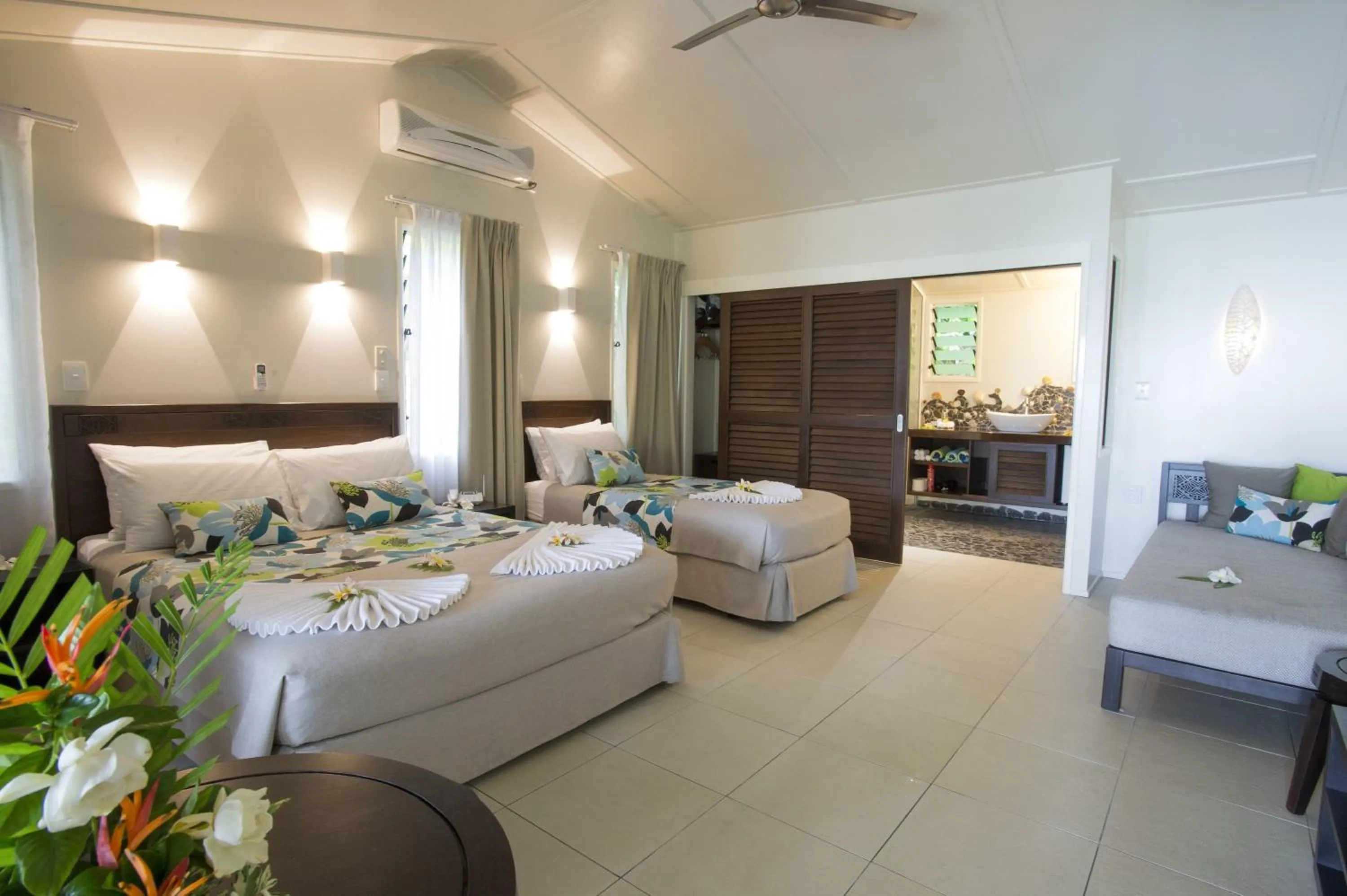 Bed in Seabreeze Resort Samoa – Exclusively for Adults