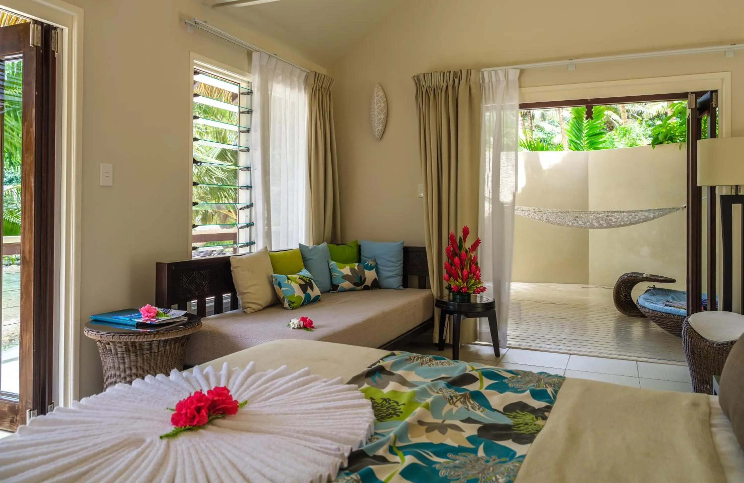 Bed in Seabreeze Resort Samoa – Exclusively for Adults