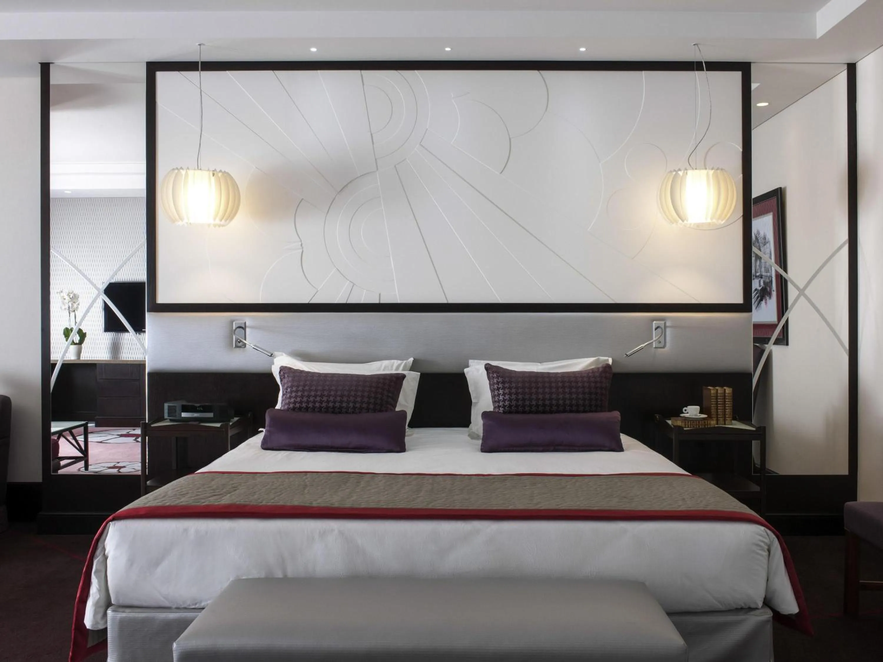 Bed in Sofitel Beirut Le Gabriel