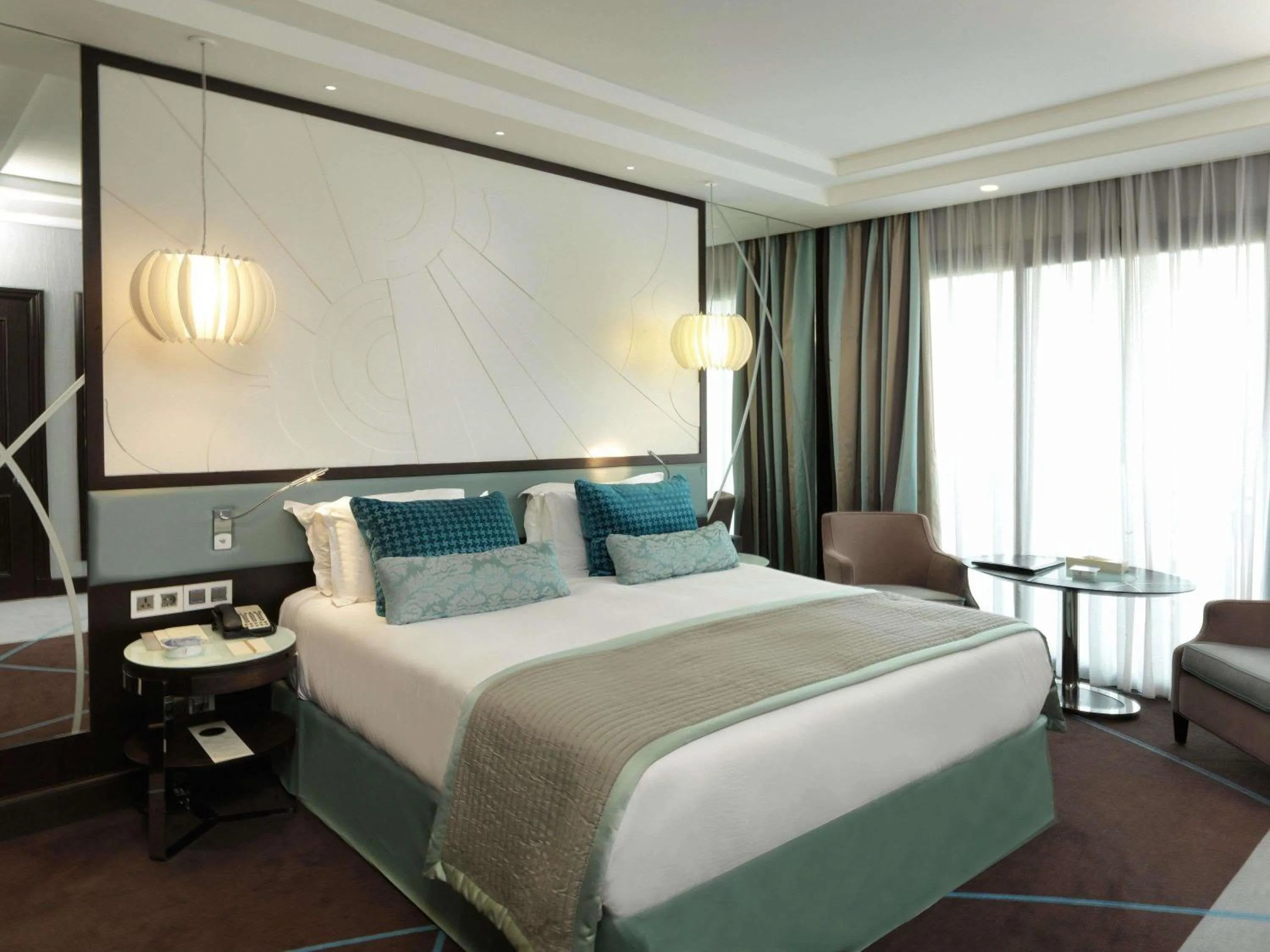 Bedroom, Bed in Sofitel Beirut Le Gabriel