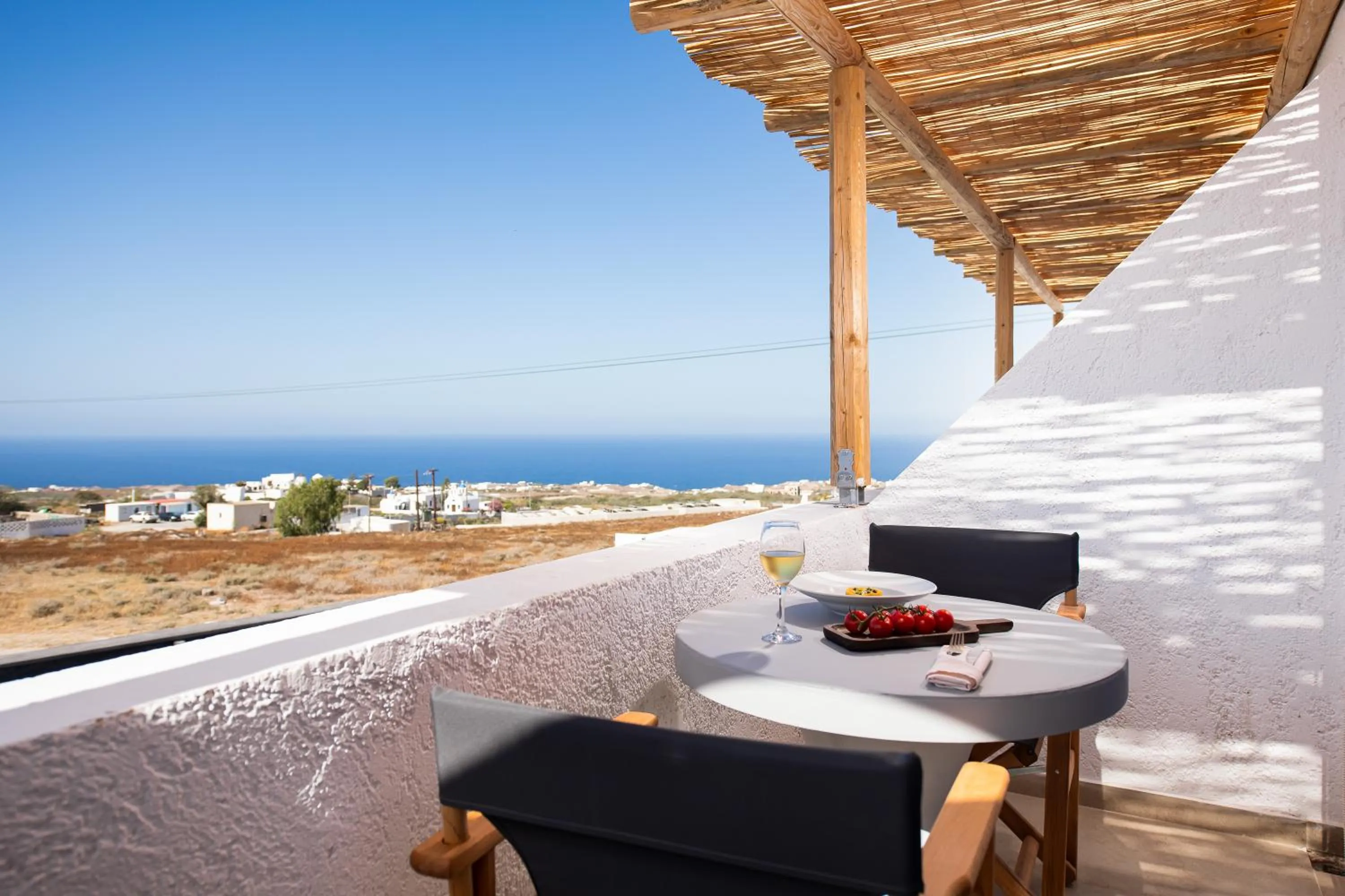 Balcony/Terrace in The Noverian Bios Santorini