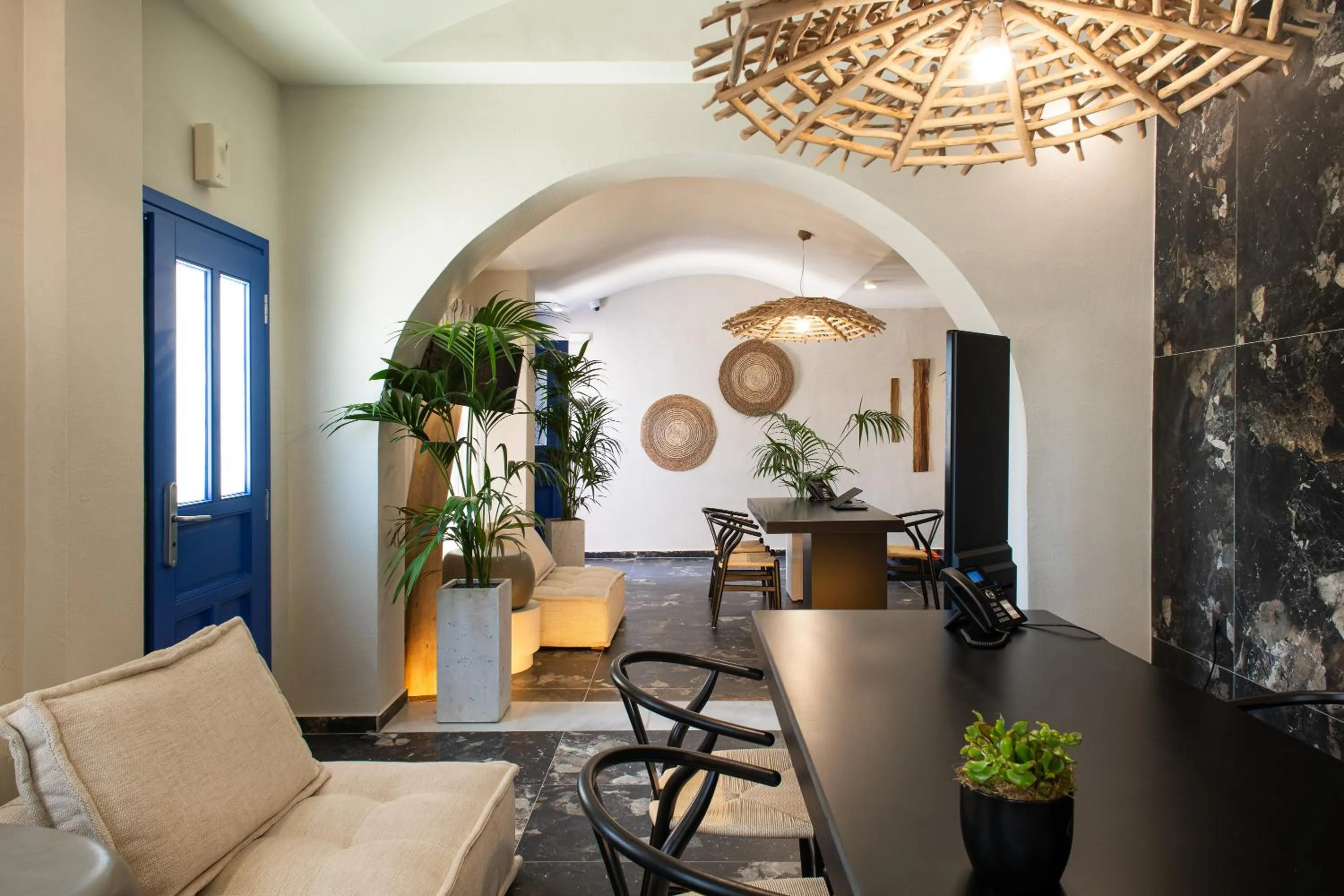 Lobby or reception in The Noverian Bios Santorini