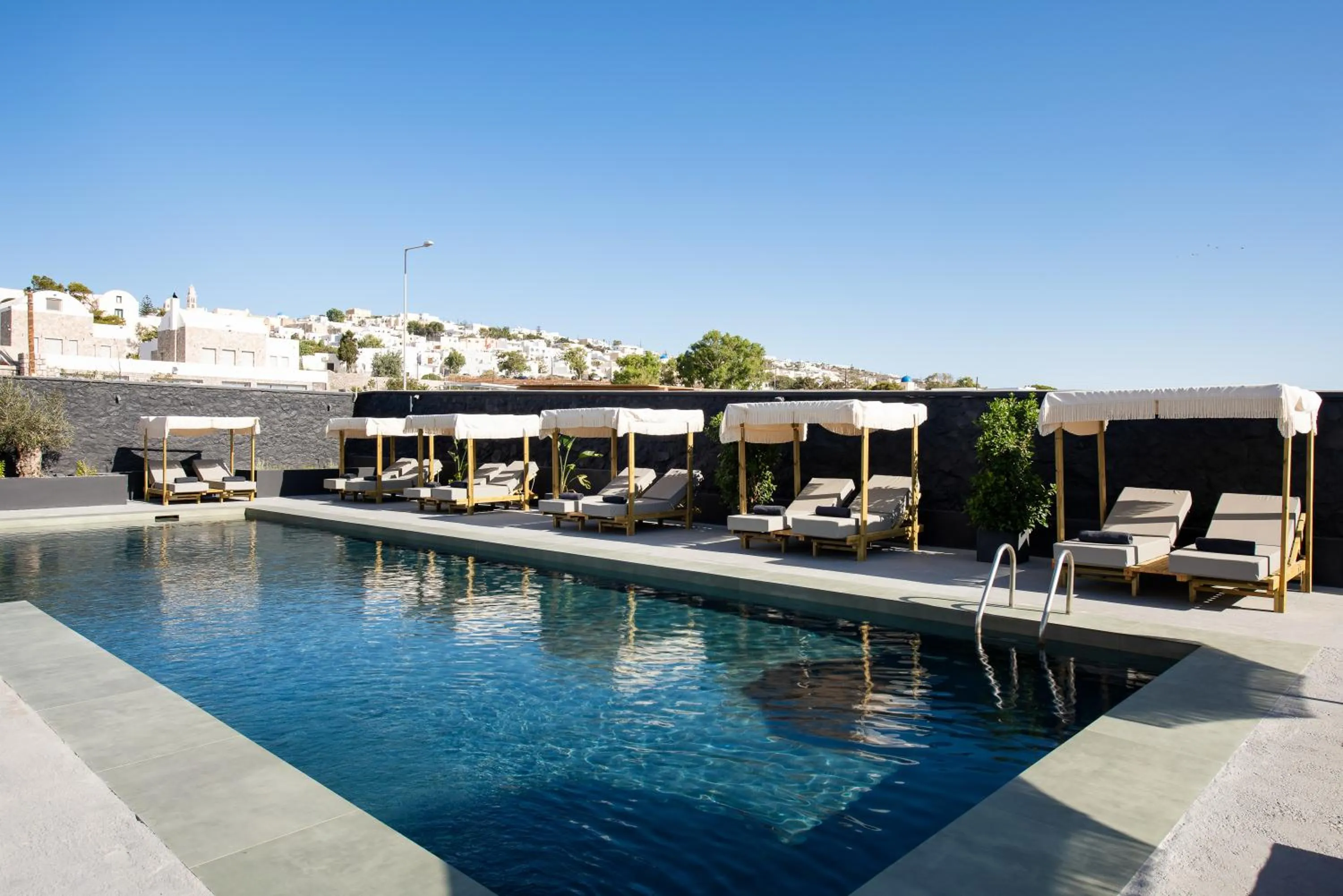 Swimming pool in The Noverian Bios Santorini
