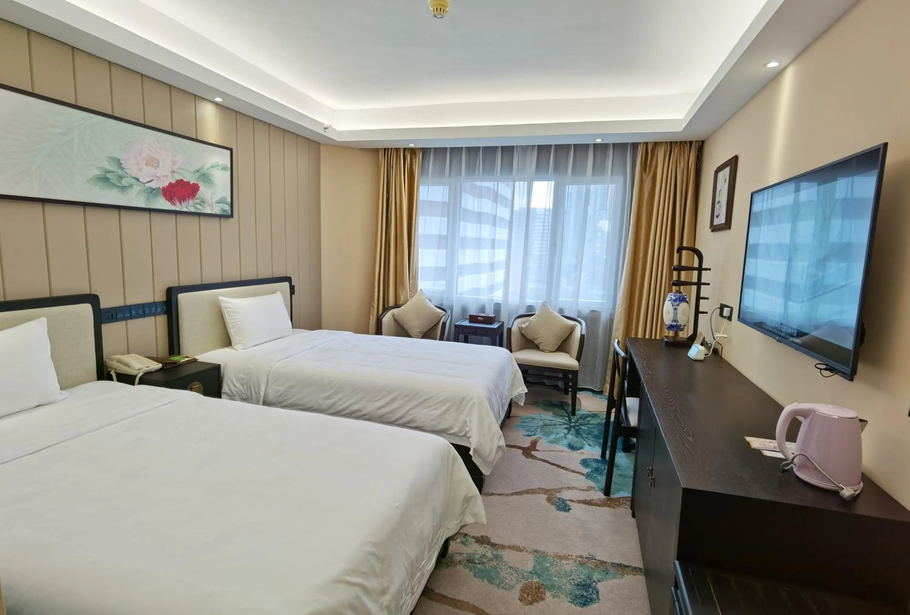 Bed in Guangdong Hotel
